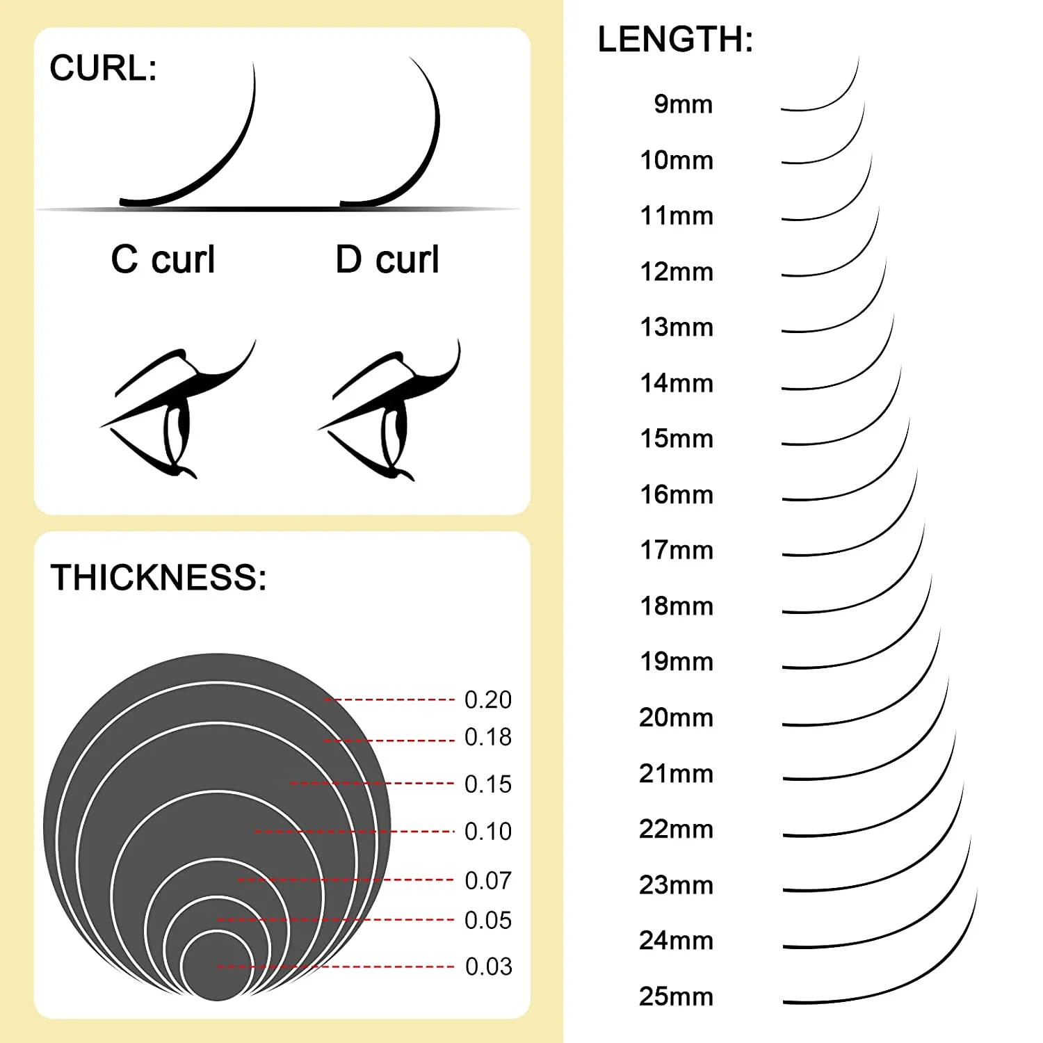 0.20mm Classic Lash Extensions JH series | Quewel®