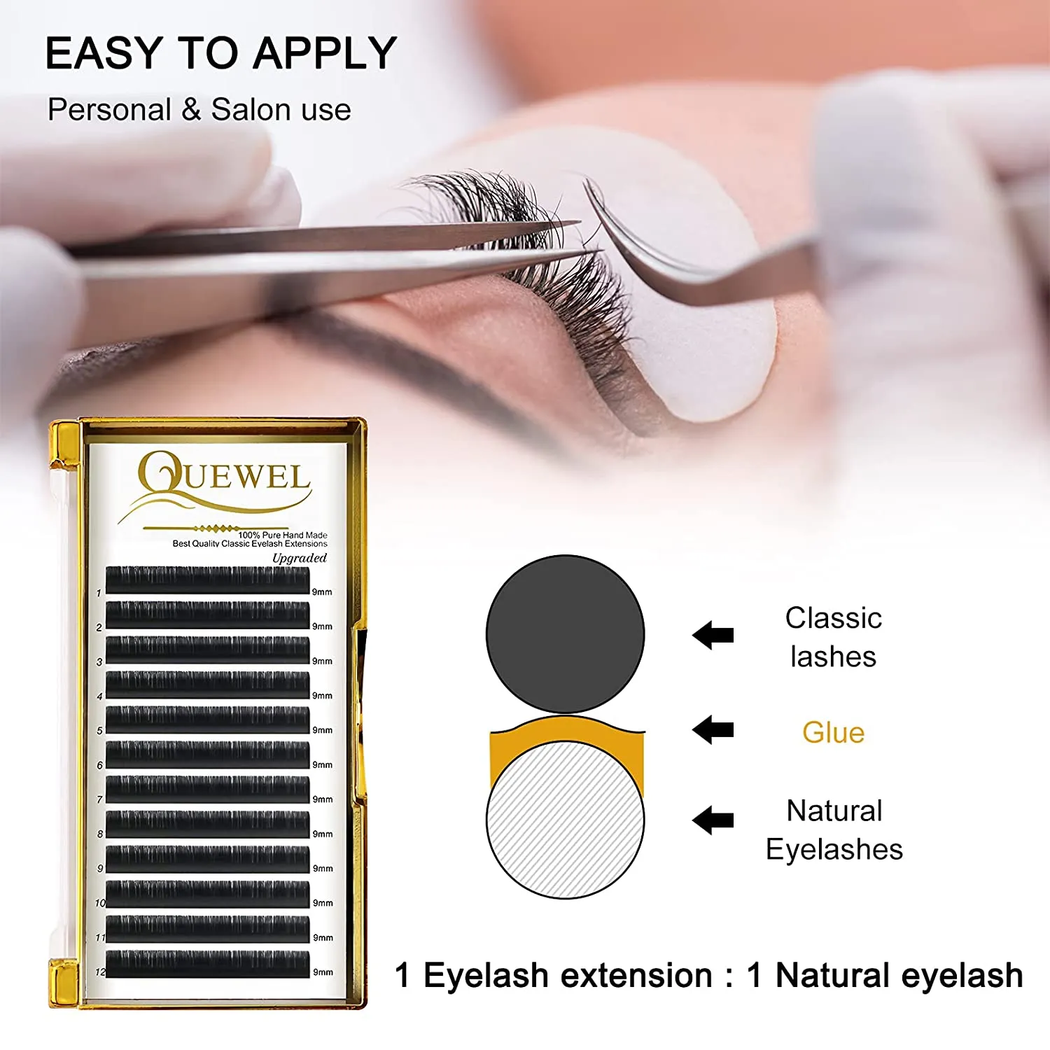 0.20mm Classic Lash Extensions JH series | Quewel®