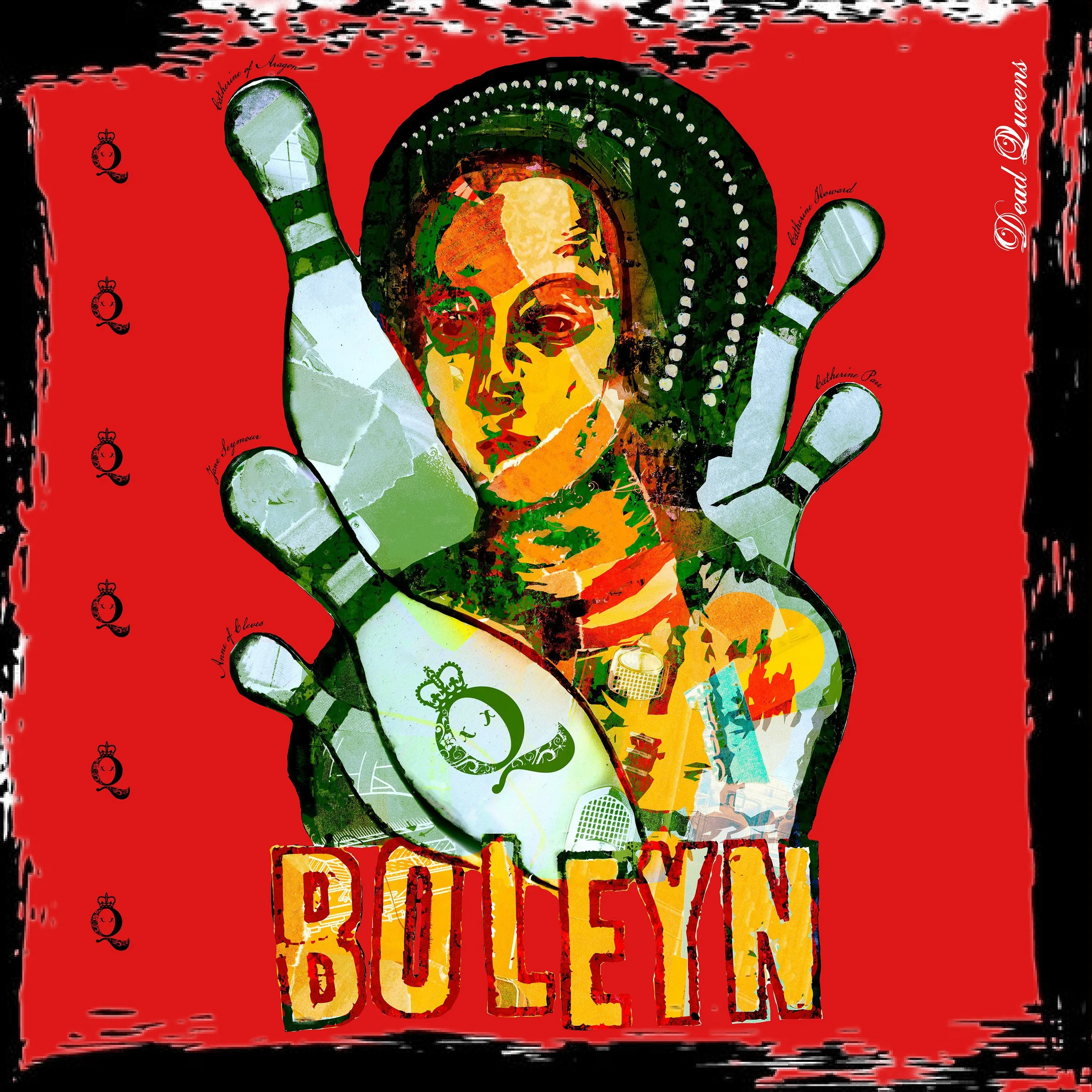 Anne Boleyn Silk Square Scarf