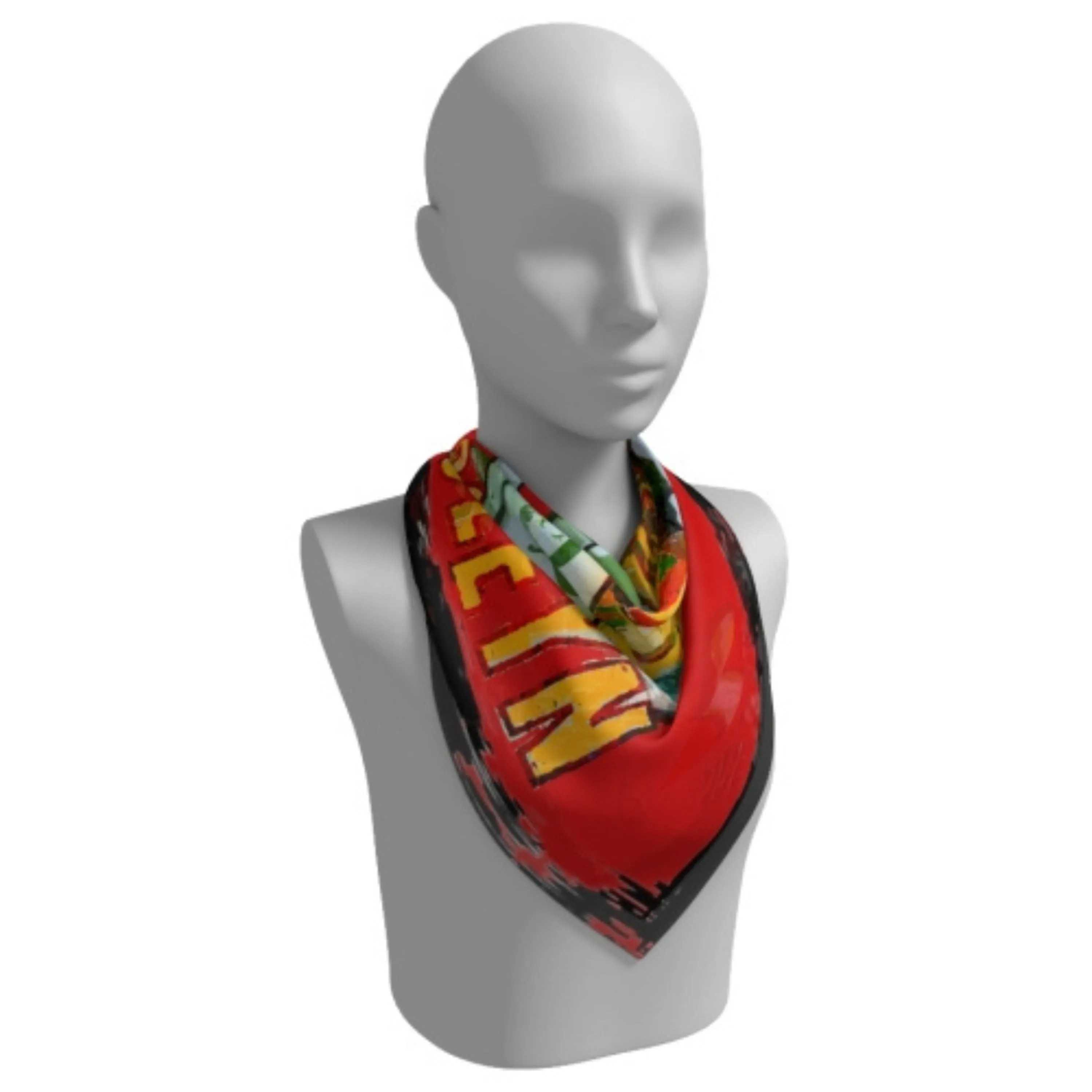 Anne Boleyn Silk Square Scarf