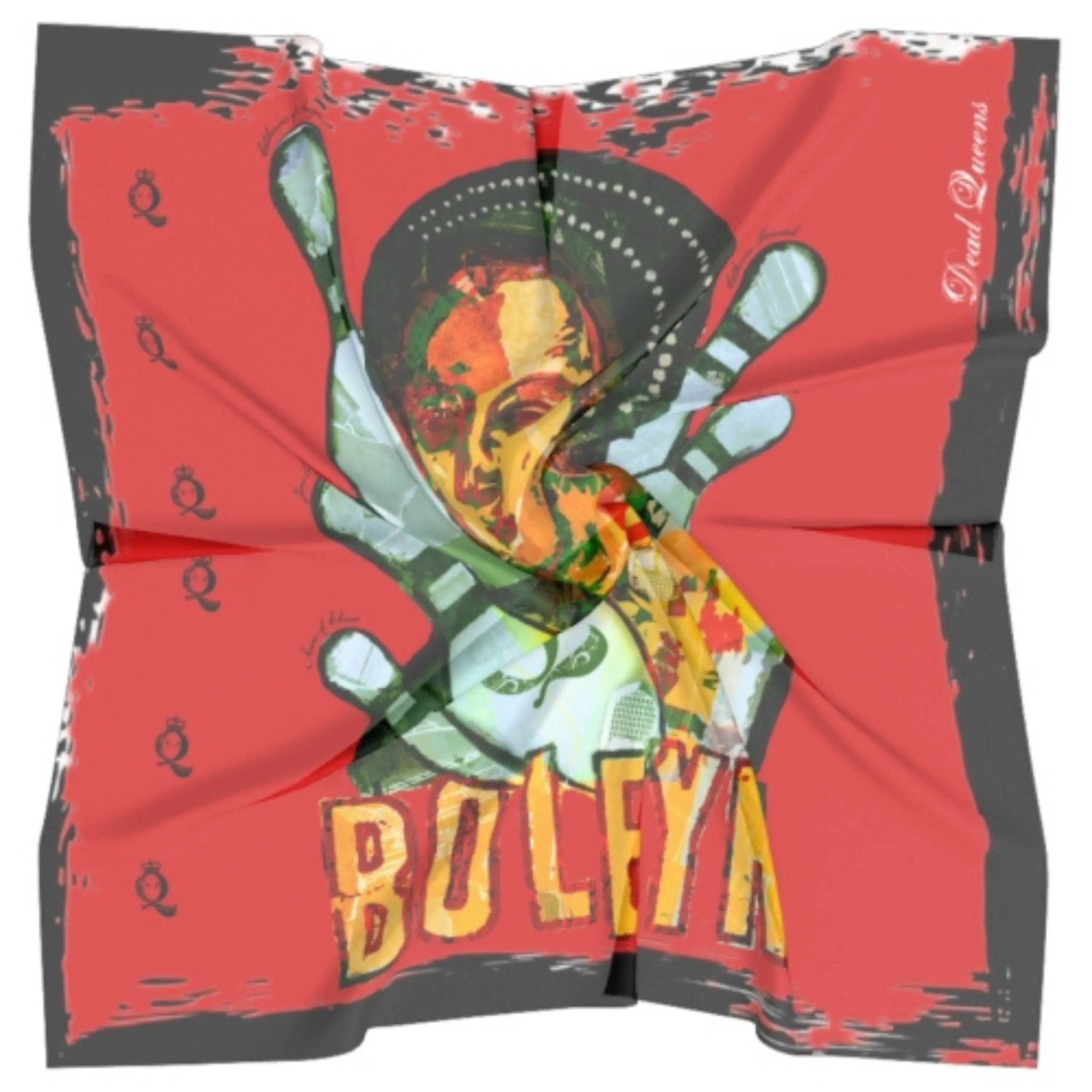 Anne Boleyn Silk Square Scarf