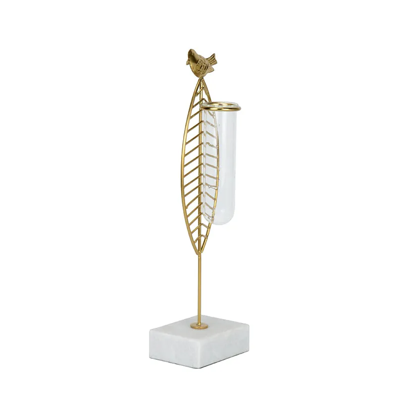 Birdo Test Tube Planter - Gold