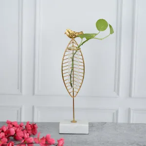 Birdo Test Tube Planter - Gold