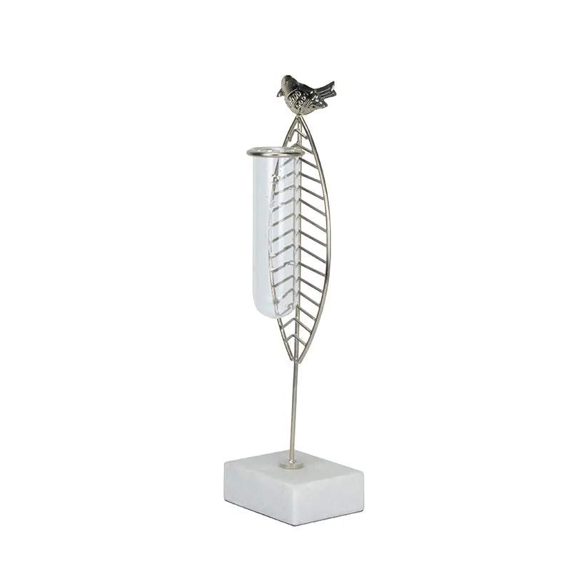 Birdo Test Tube Planter - Silver