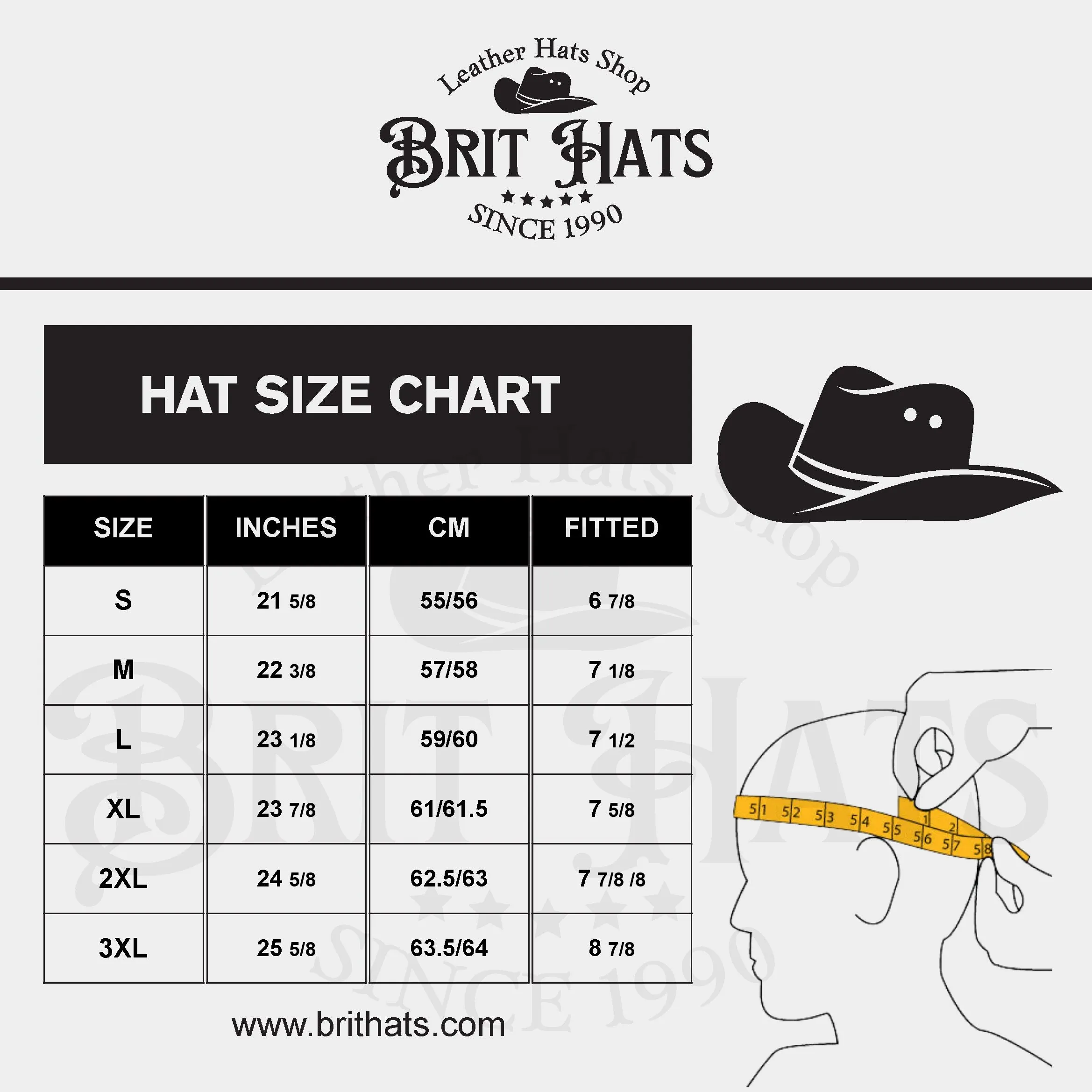 Black Striped Leather Top Hat