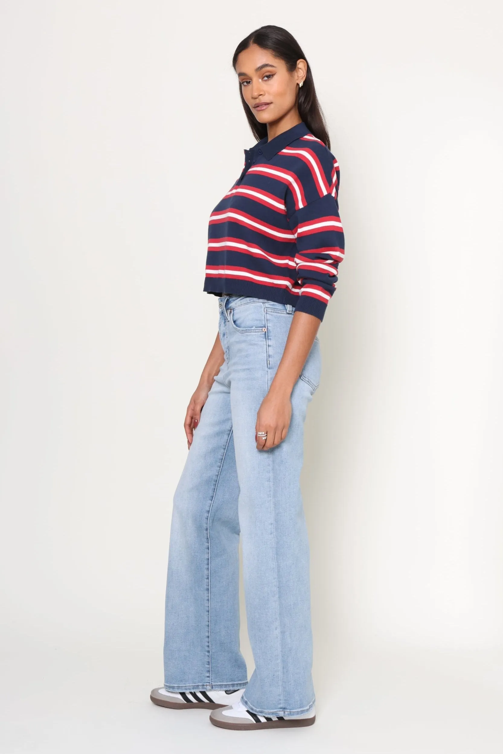 Bold & Basic Striped Polo