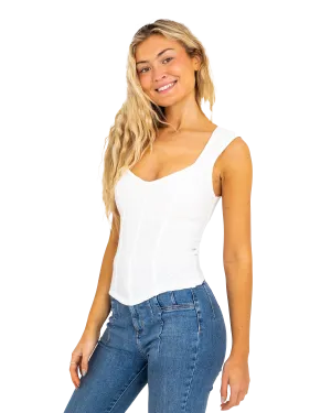 Boss Babe Top in Optic White