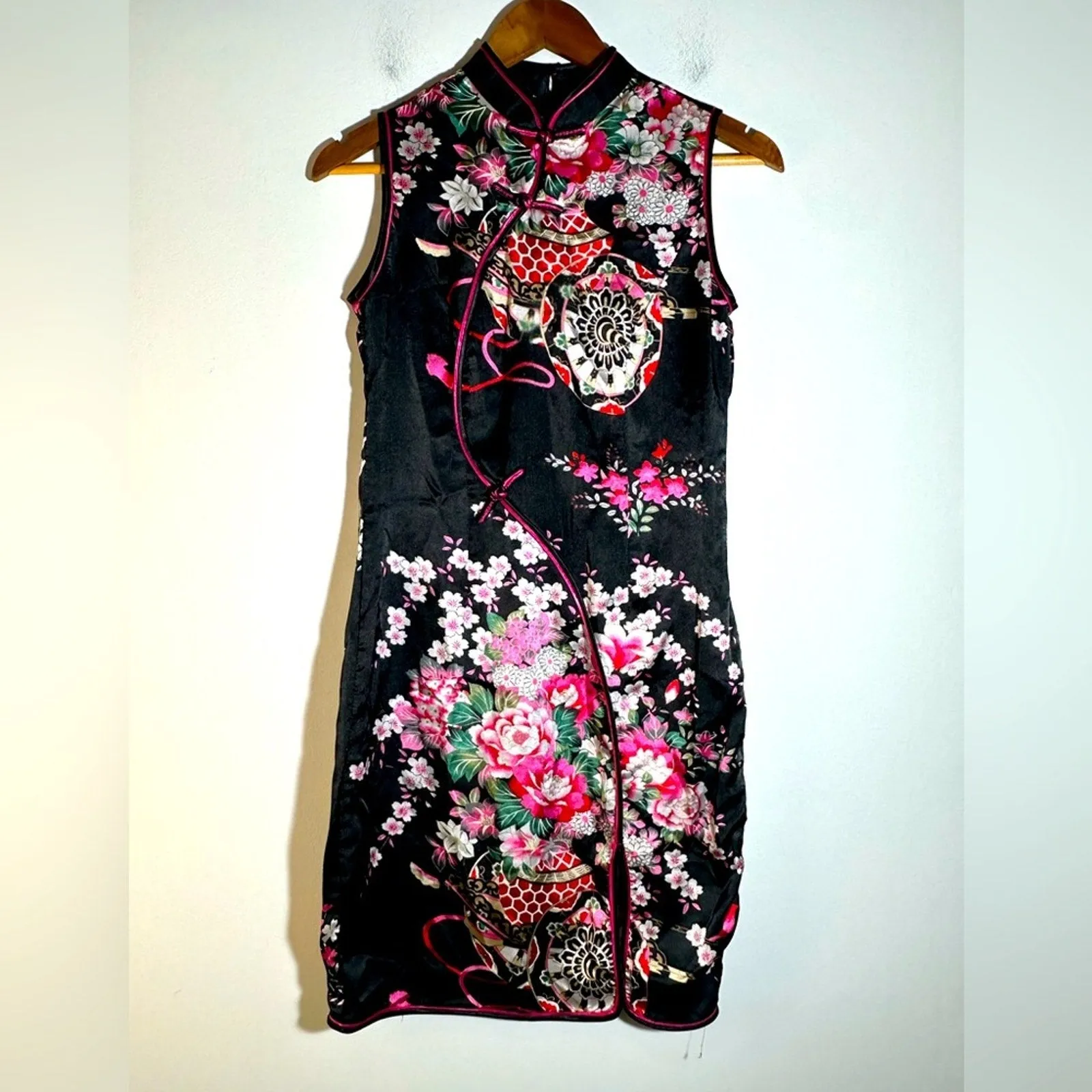 Cheong-sam Silk Dress