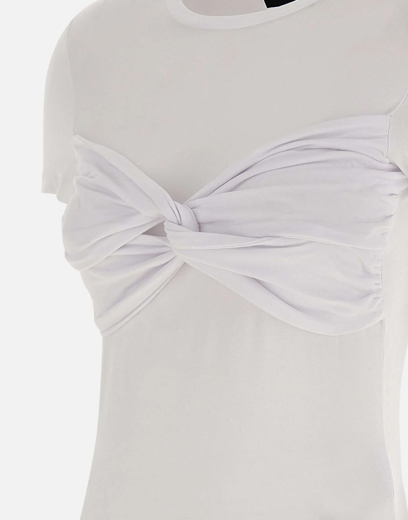 Cotton Modal Blend T-shirt in White