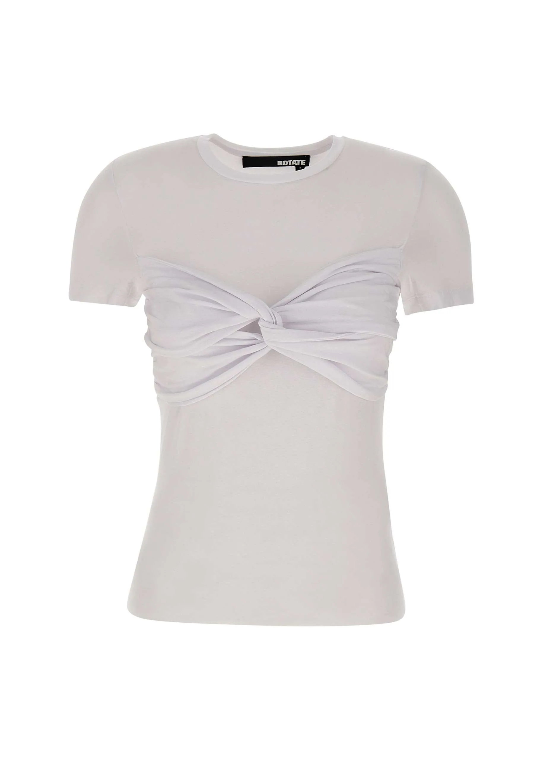 Cotton Modal Blend T-shirt in White