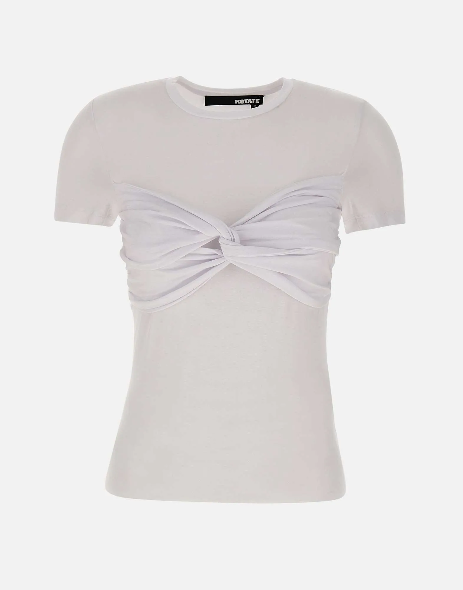 Cotton Modal Blend T-shirt in White