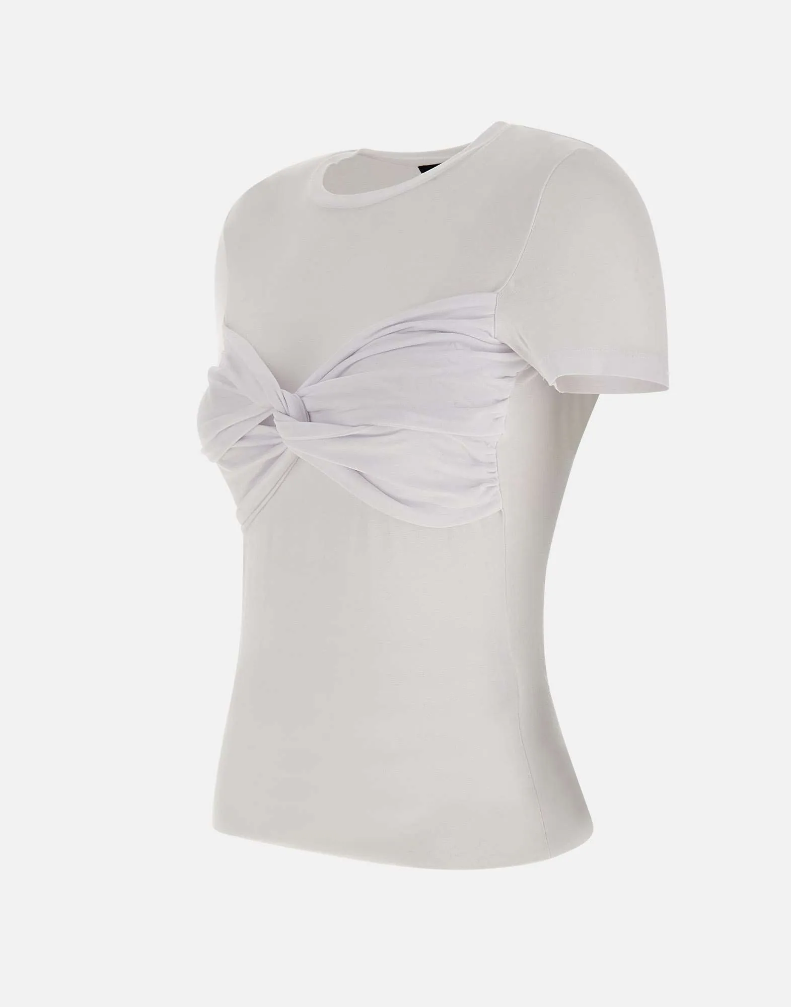 Cotton Modal Blend T-shirt in White