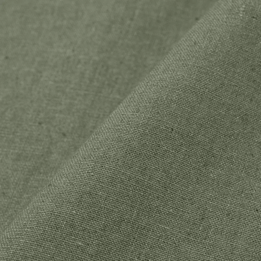 Day to day Linen Camp Collar - Olive