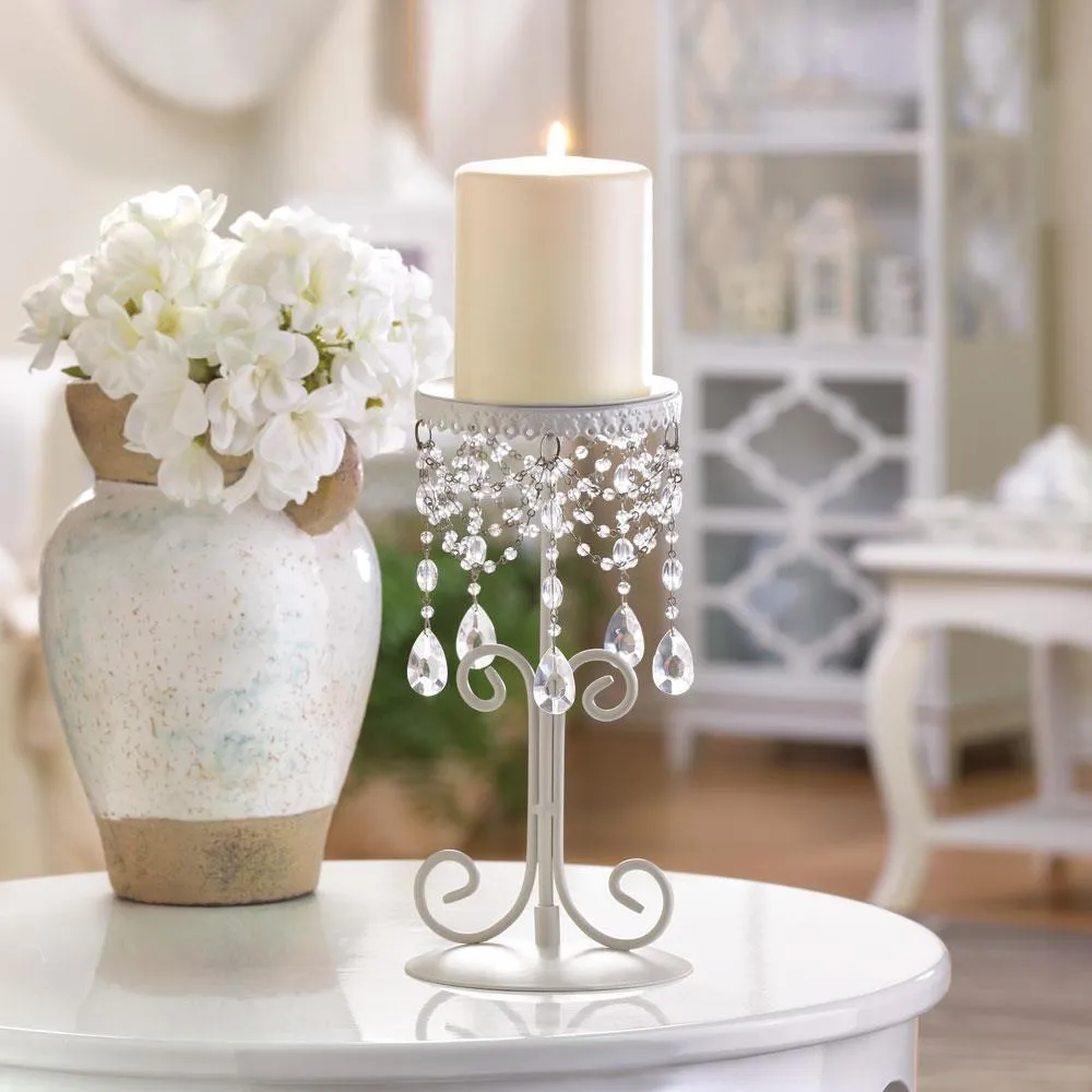 Elegant Beaded Candle Holder