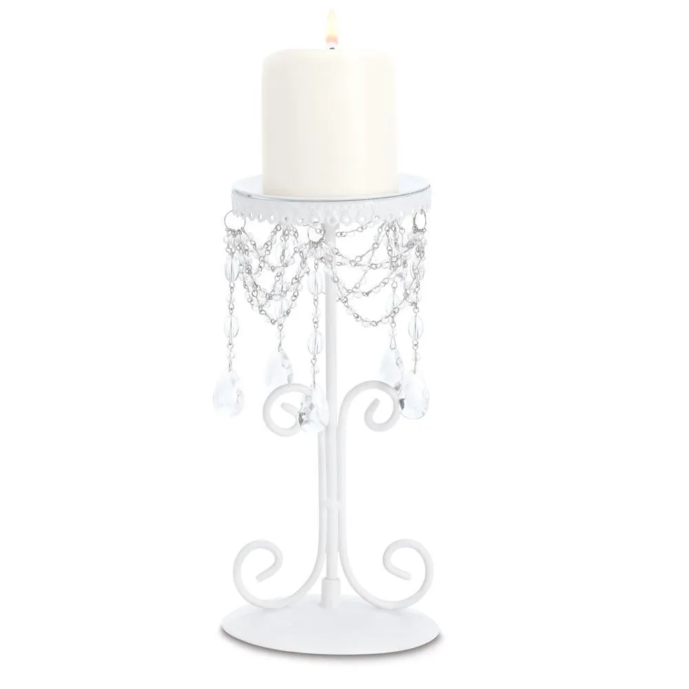 Elegant Beaded Candle Holder