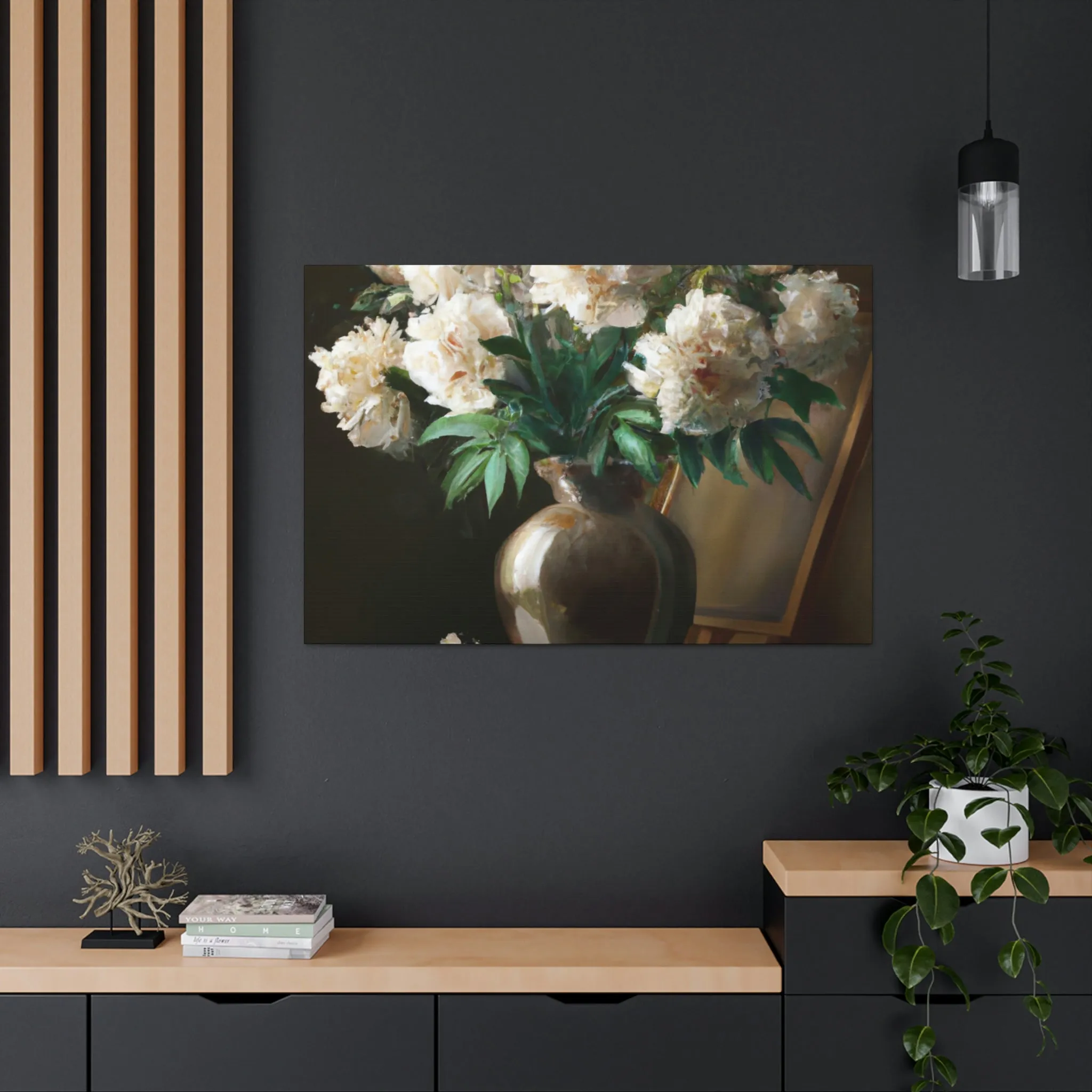 Floral Glamour Burst - Canvas