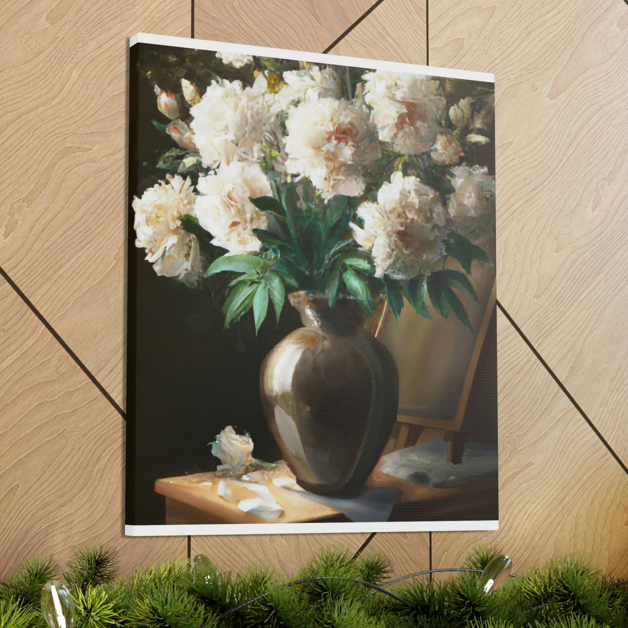 Floral Glamour Burst - Canvas