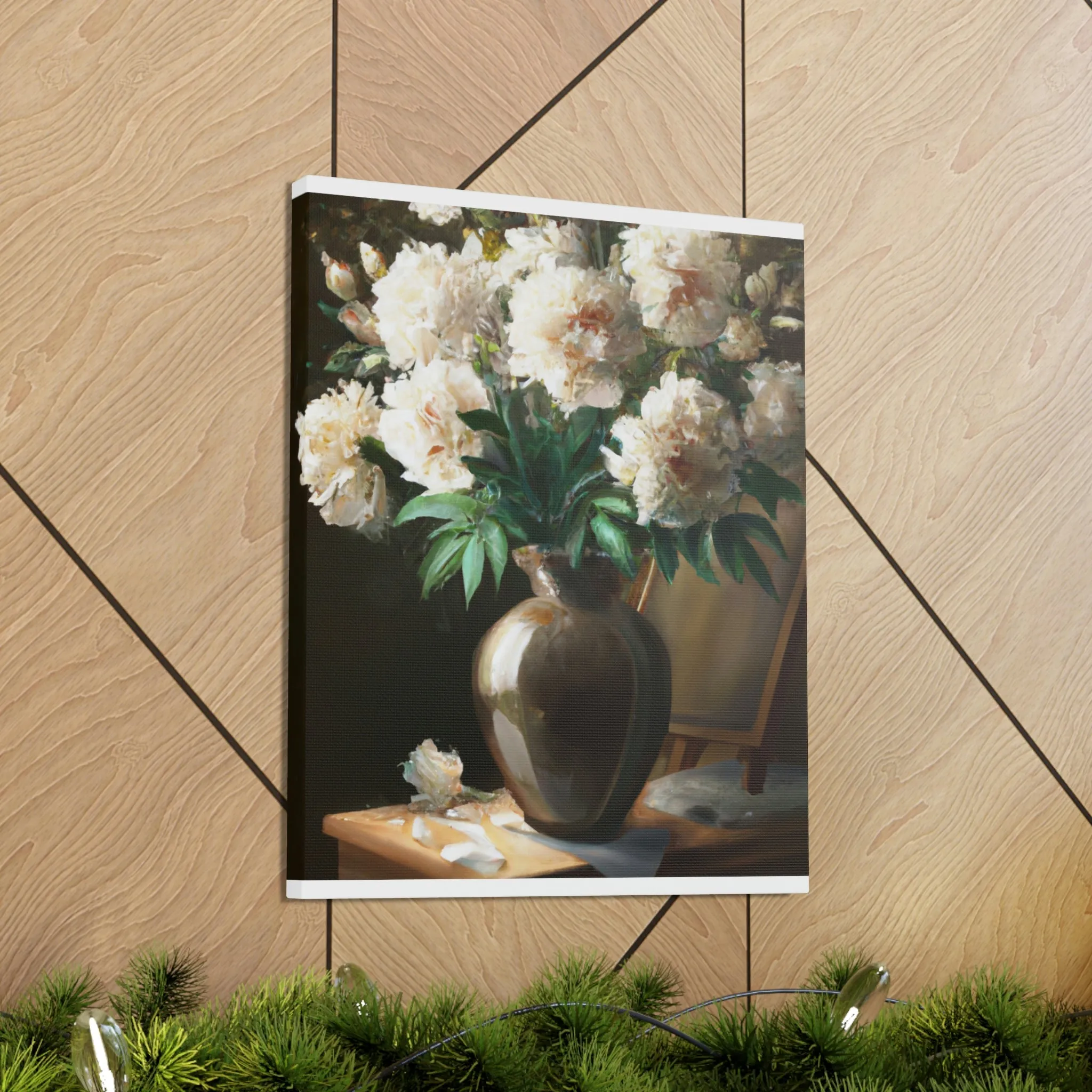 Floral Glamour Burst - Canvas