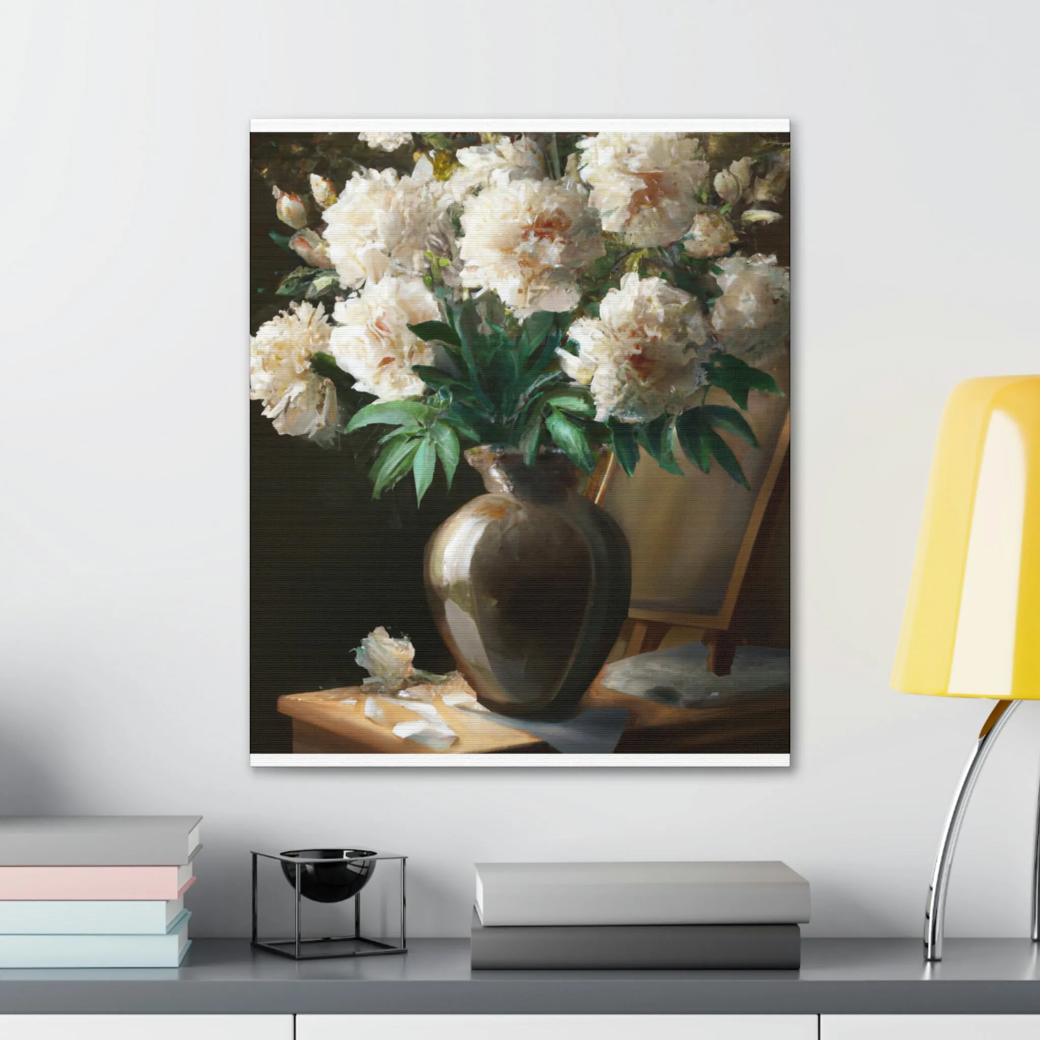 Floral Glamour Burst - Canvas