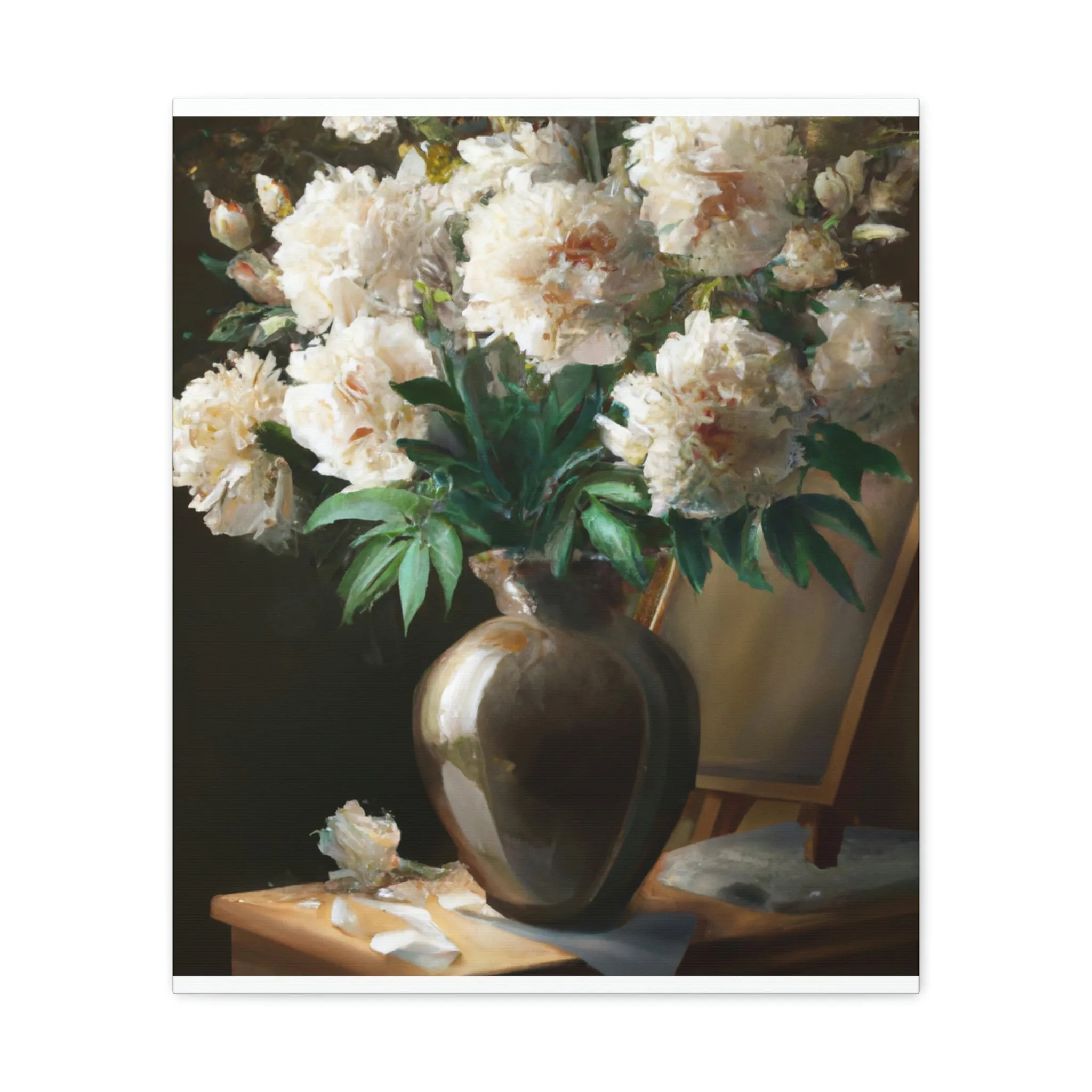 Floral Glamour Burst - Canvas