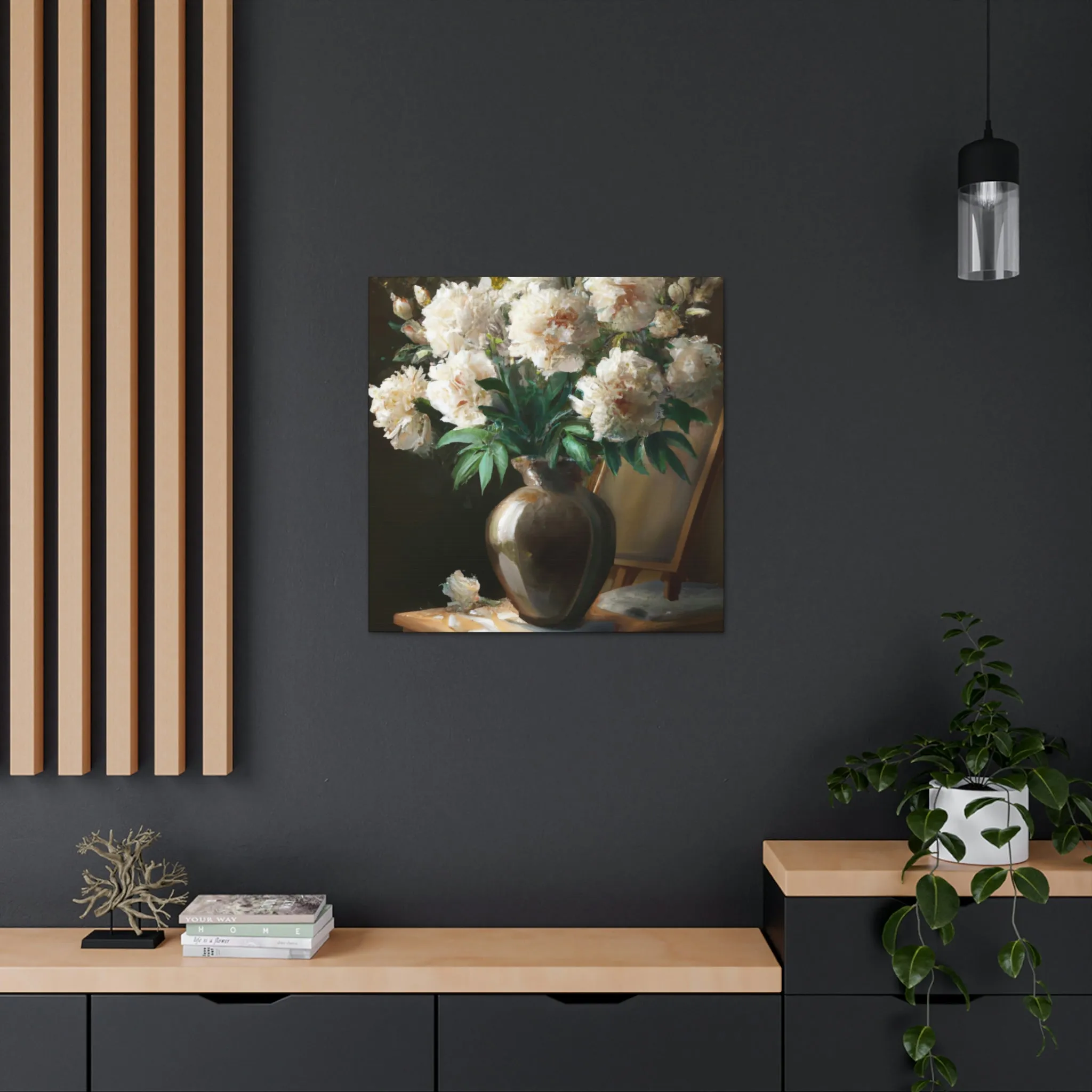 Floral Glamour Burst - Canvas