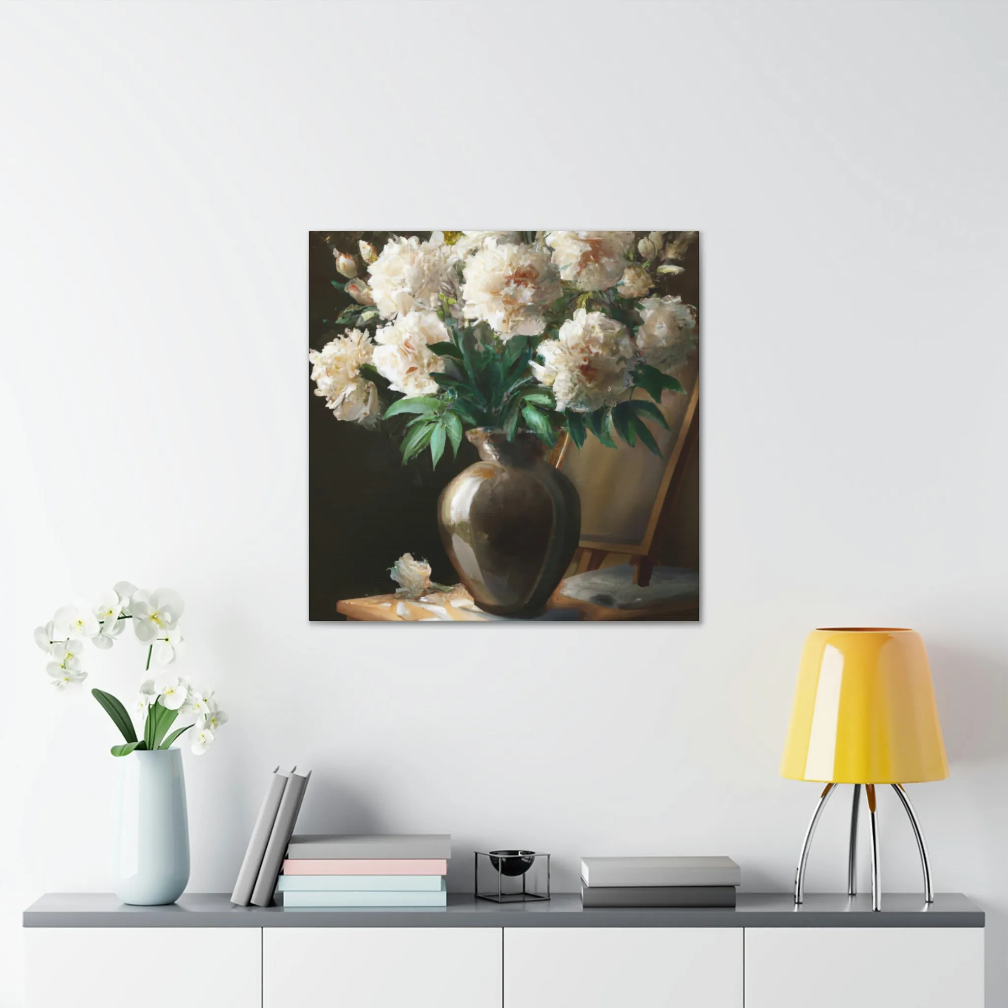 Floral Glamour Burst - Canvas