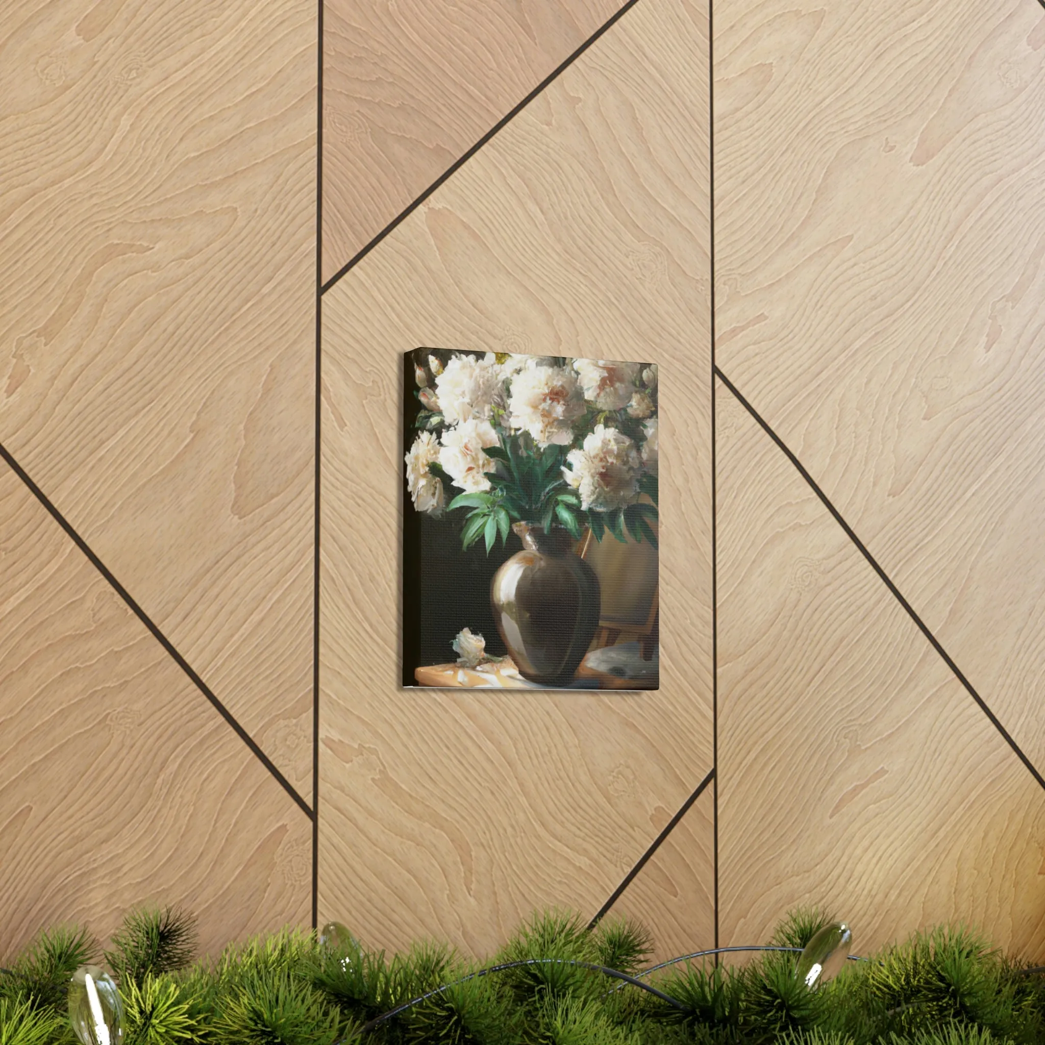 Floral Glamour Burst - Canvas