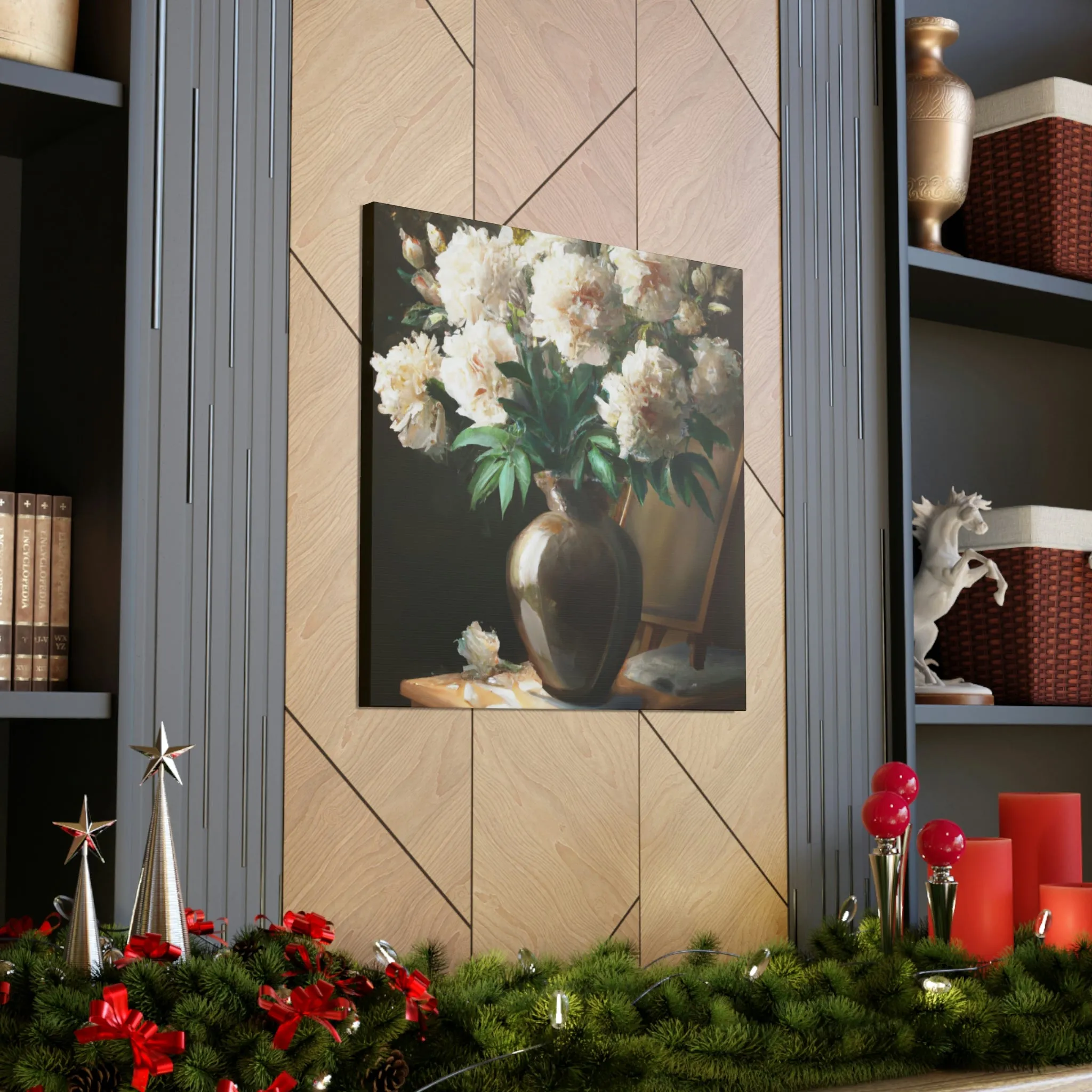Floral Glamour Burst - Canvas