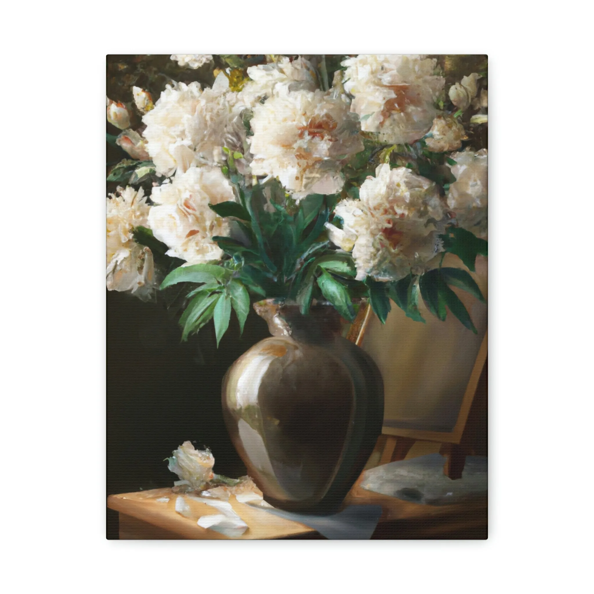 Floral Glamour Burst - Canvas