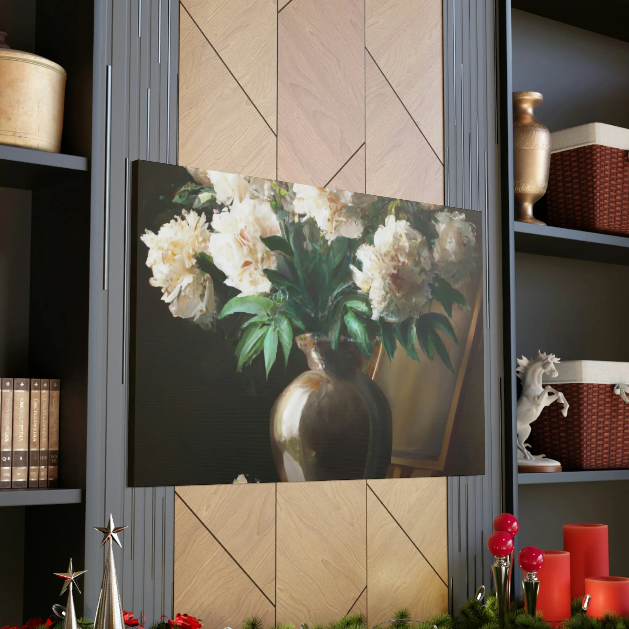 Floral Glamour Burst - Canvas