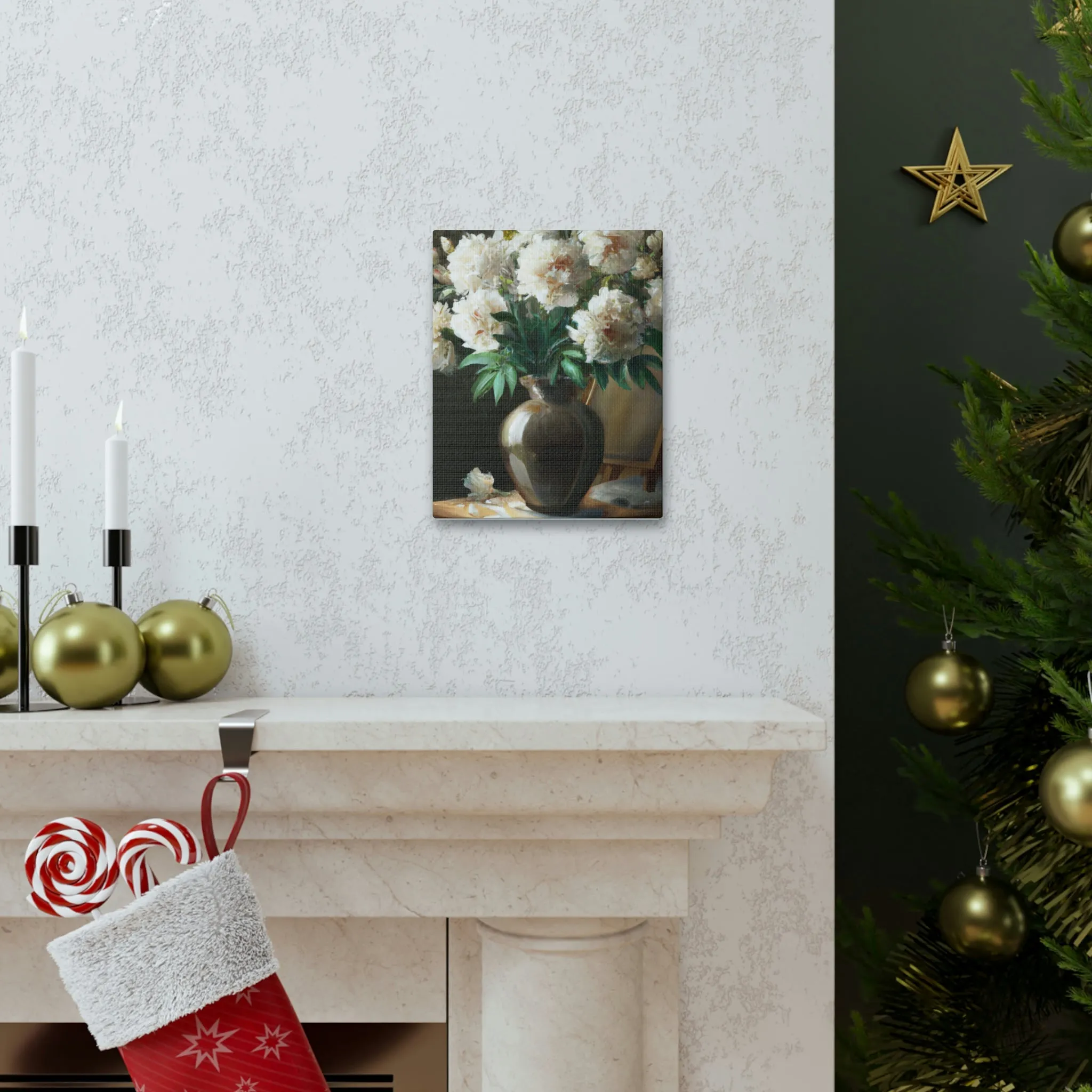 Floral Glamour Burst - Canvas