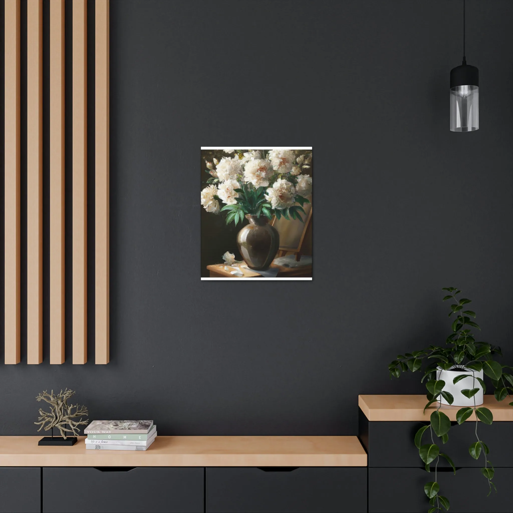 Floral Glamour Burst - Canvas