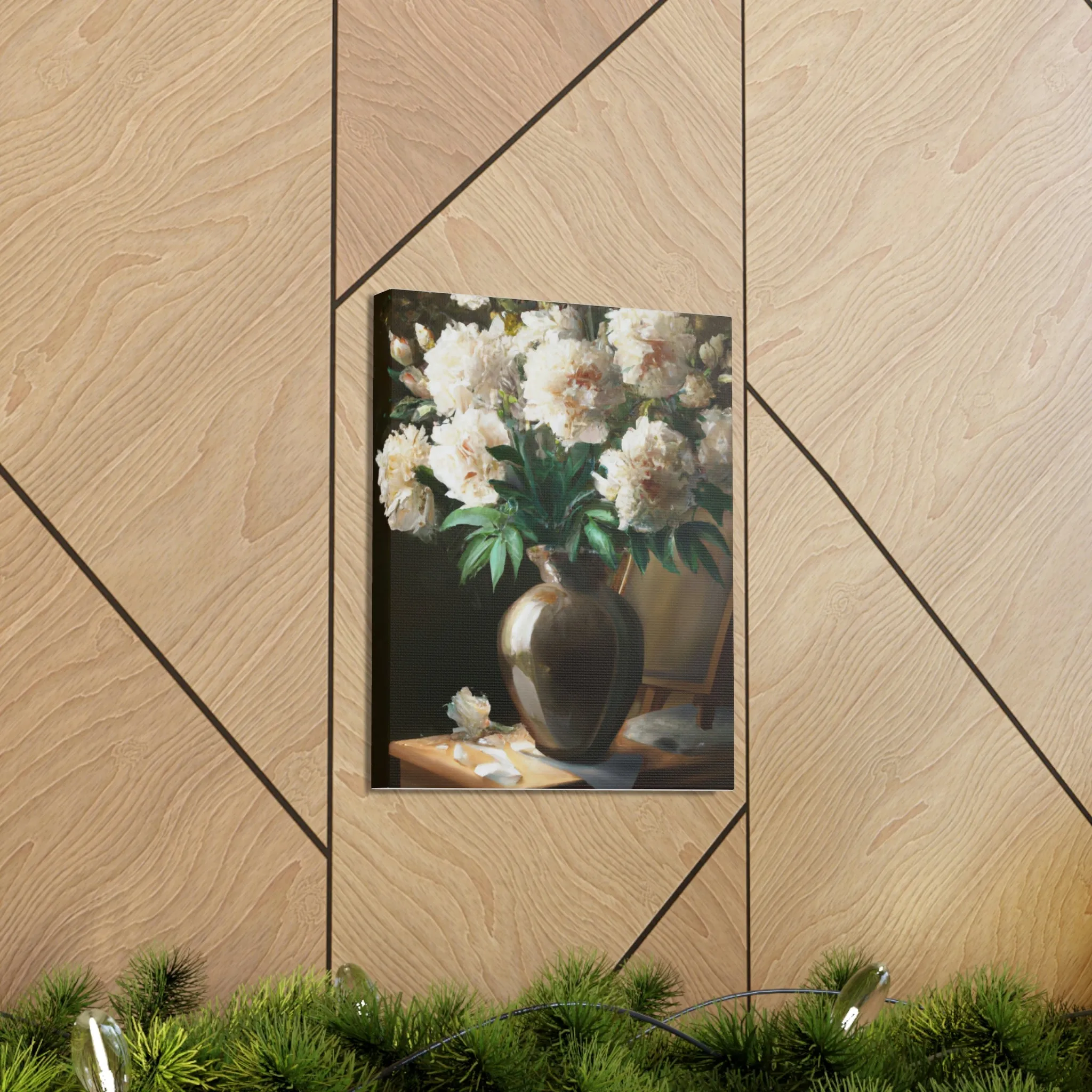 Floral Glamour Burst - Canvas