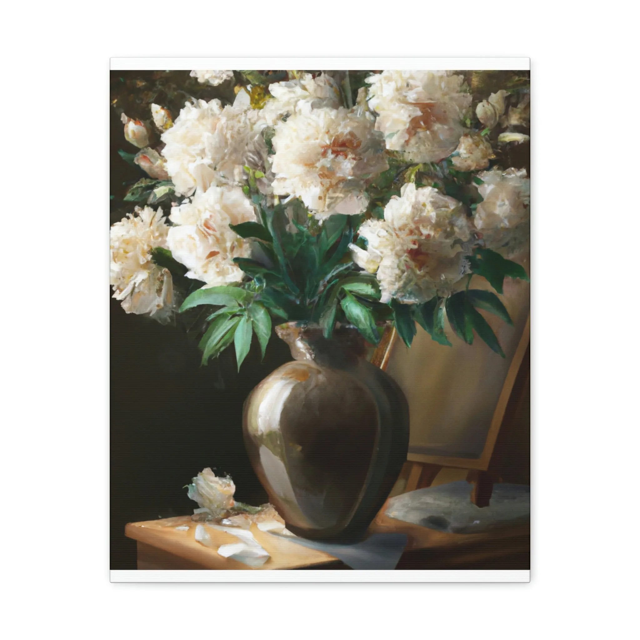Floral Glamour Burst - Canvas