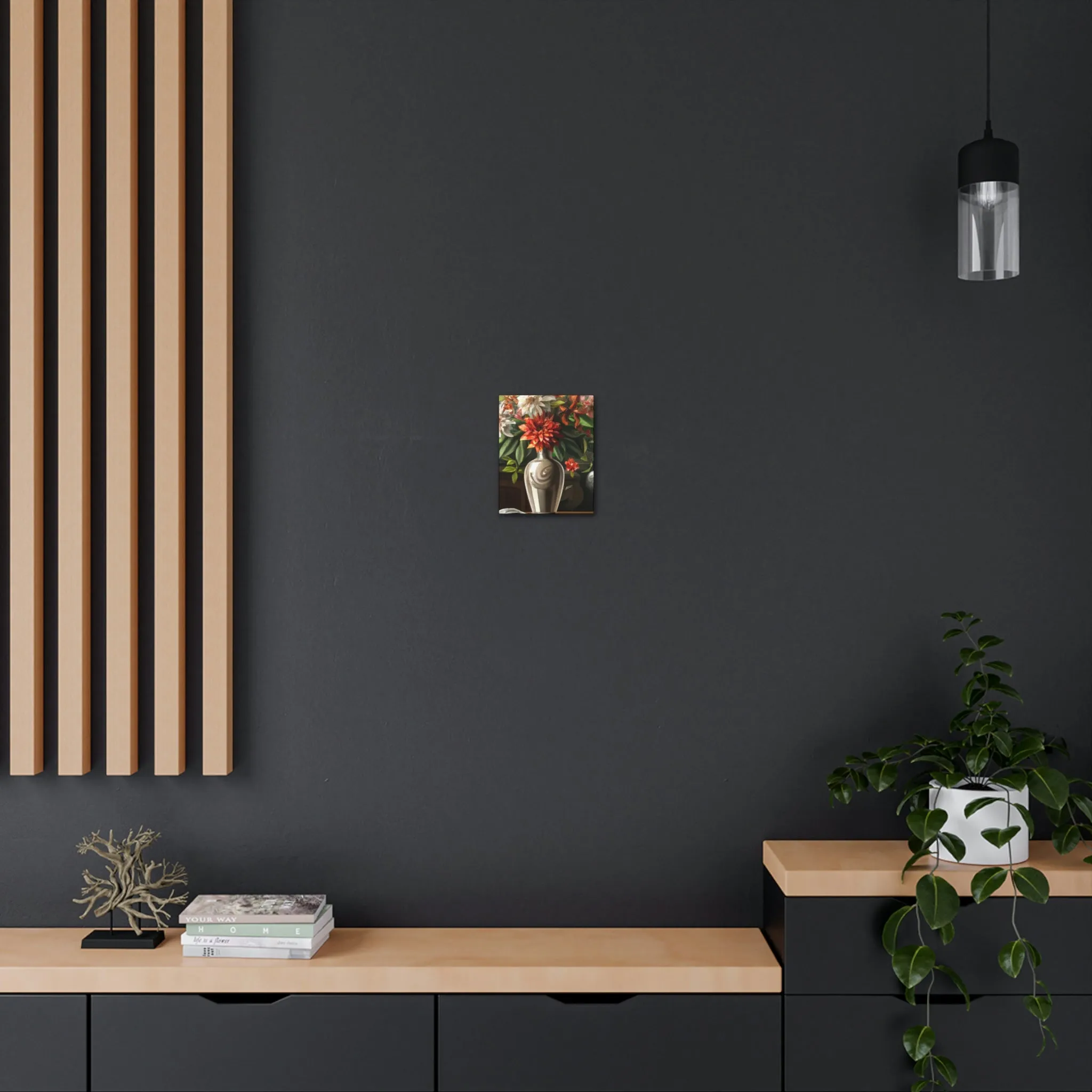 Floral Soiree Scene - Canvas