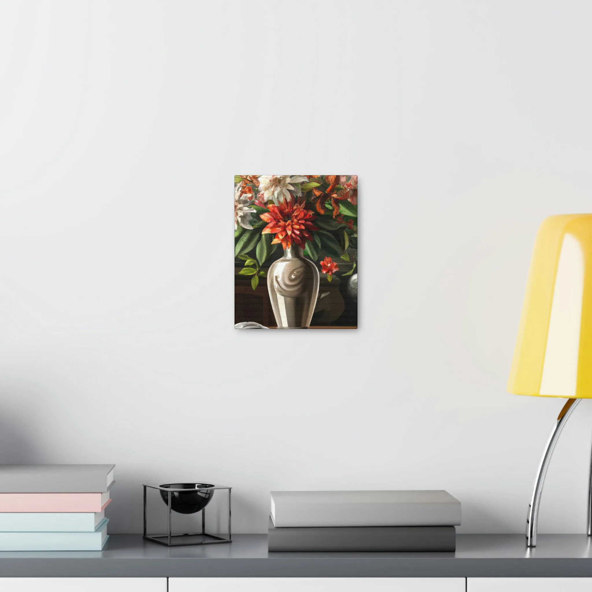 Floral Soiree Scene - Canvas