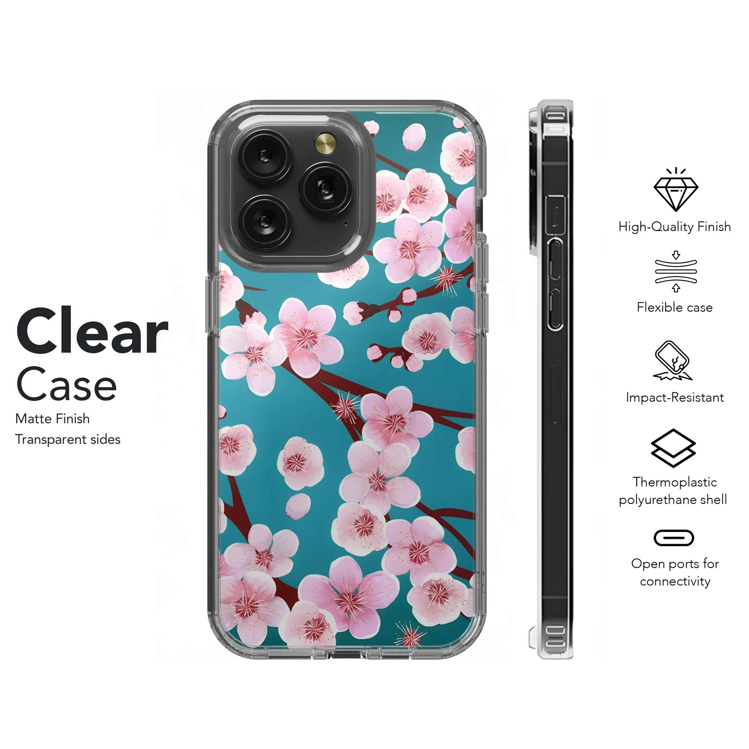 Floral Spring Phone Case iPhone Samsung Cover Pixel 3176