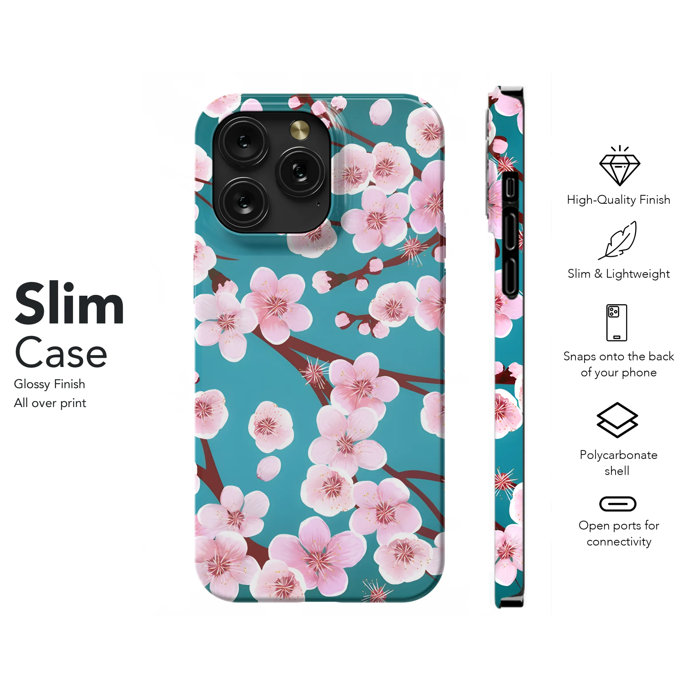 Floral Spring Phone Case iPhone Samsung Cover Pixel 3176