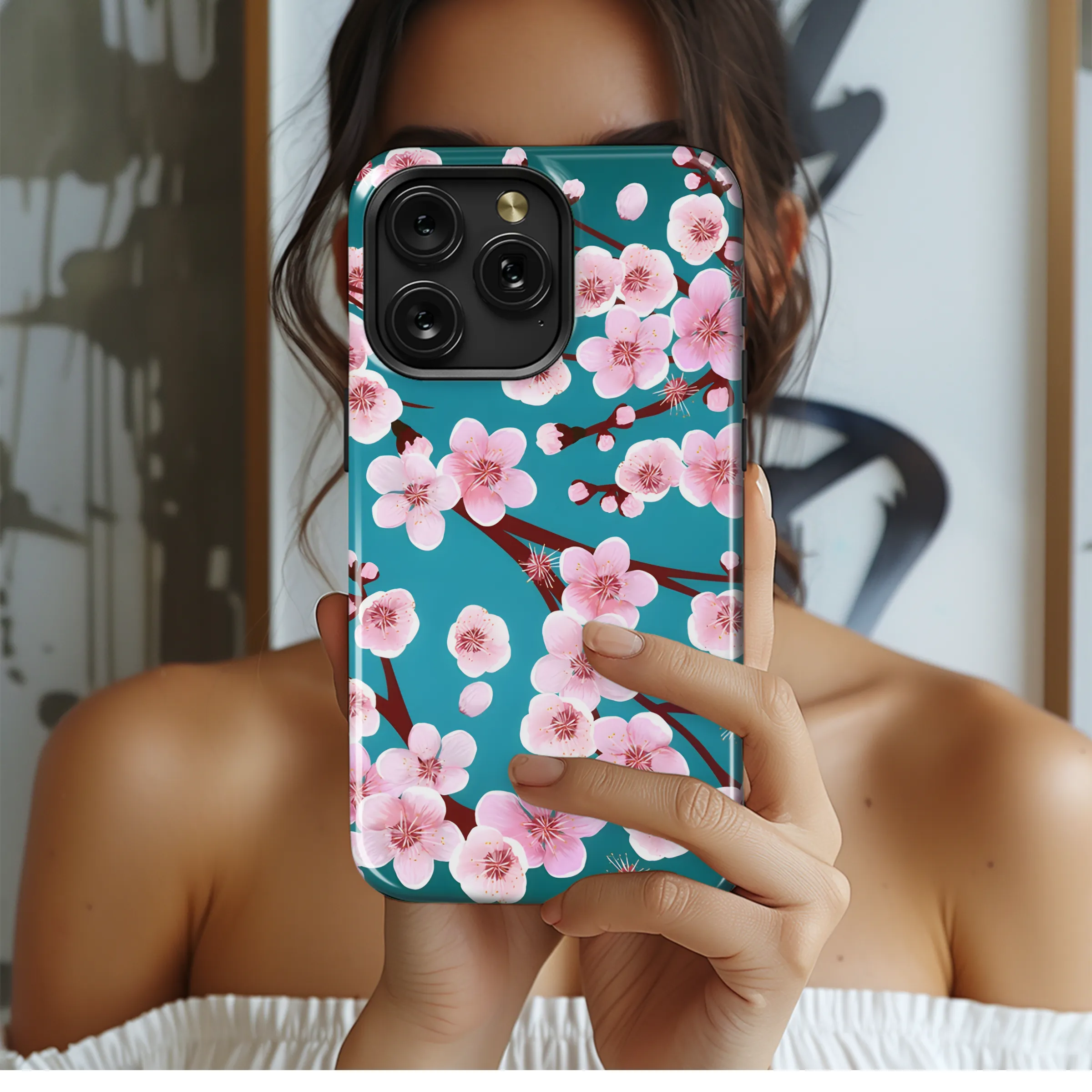 Floral Spring Phone Case iPhone Samsung Cover Pixel 3176
