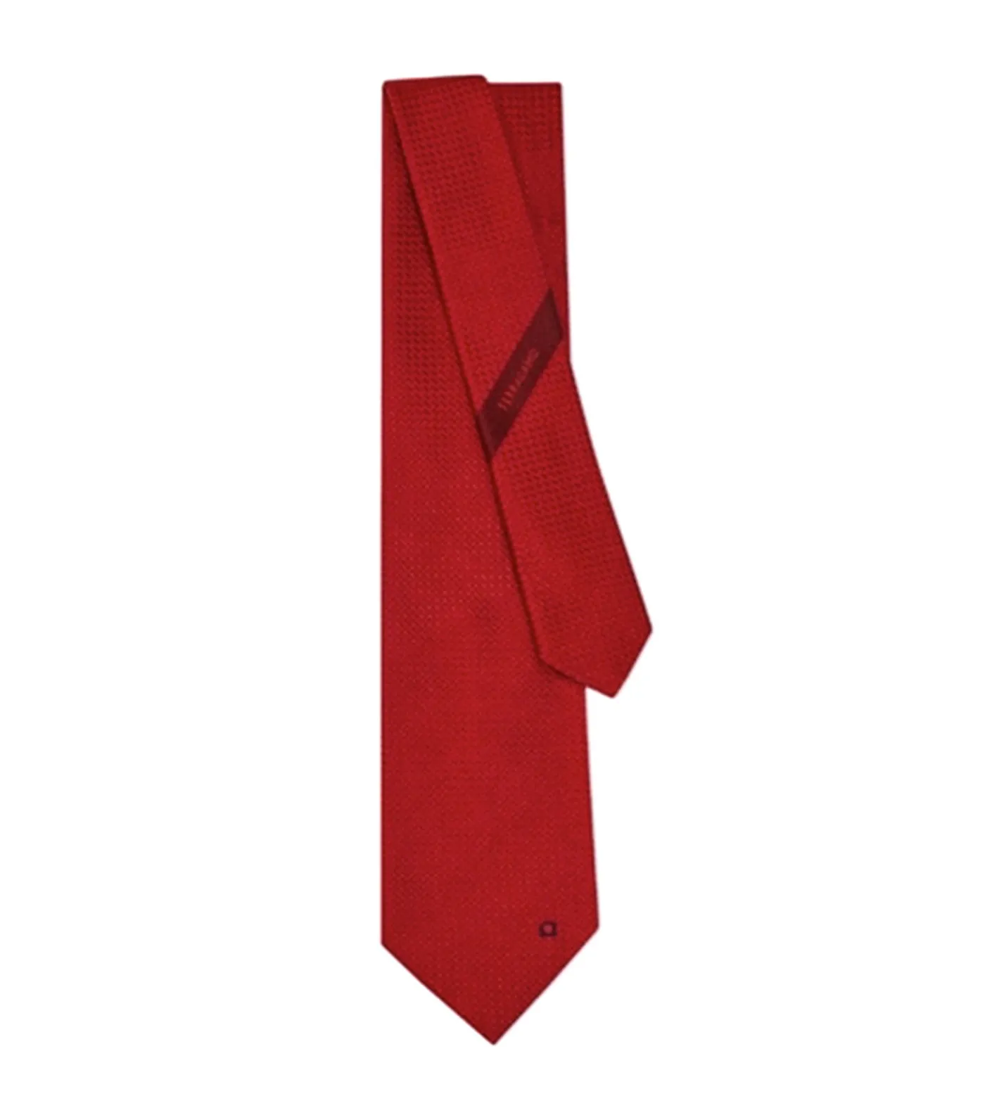Gancini Jacquard Tie Red