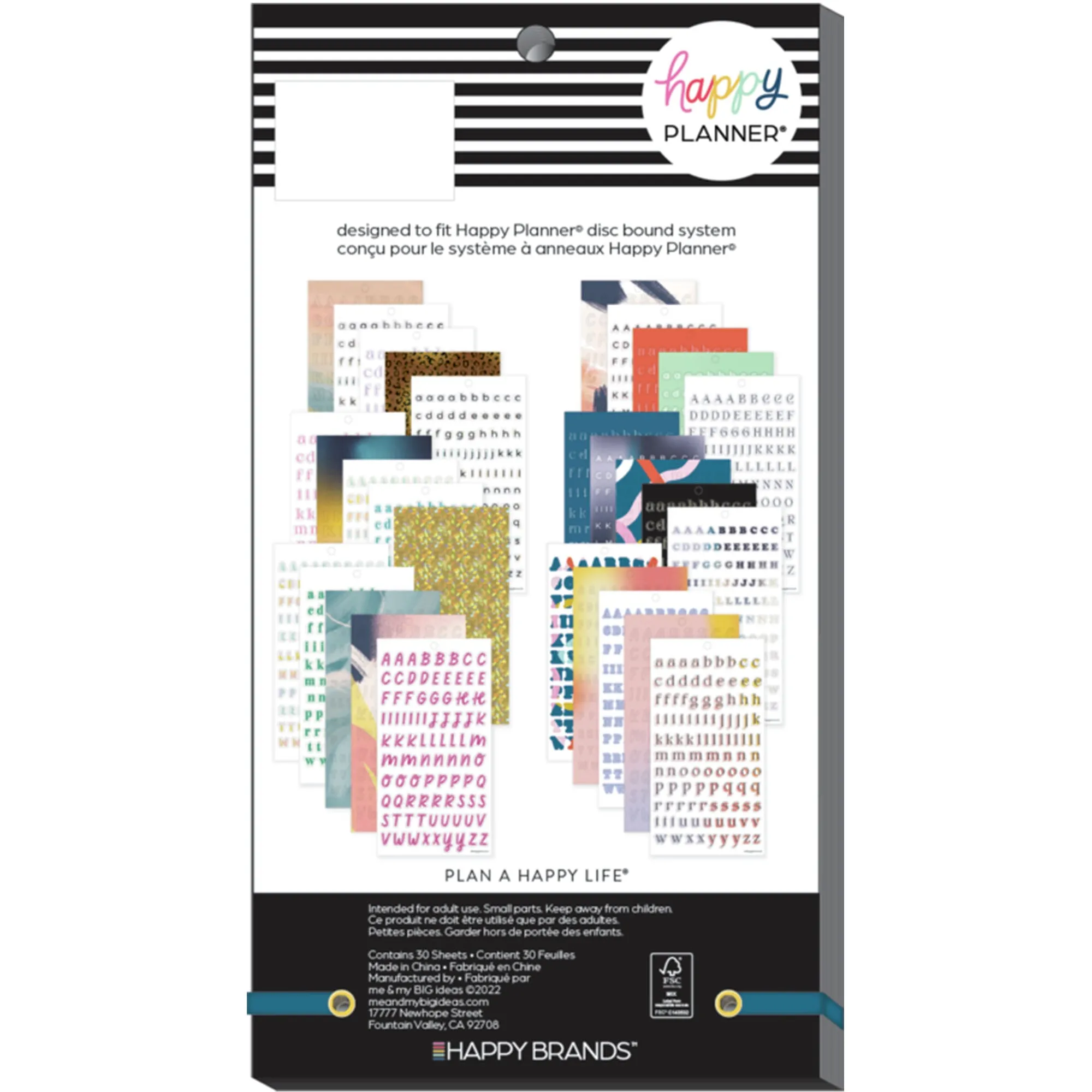 Happy Planner Playful Type Sticker Book Value Pack