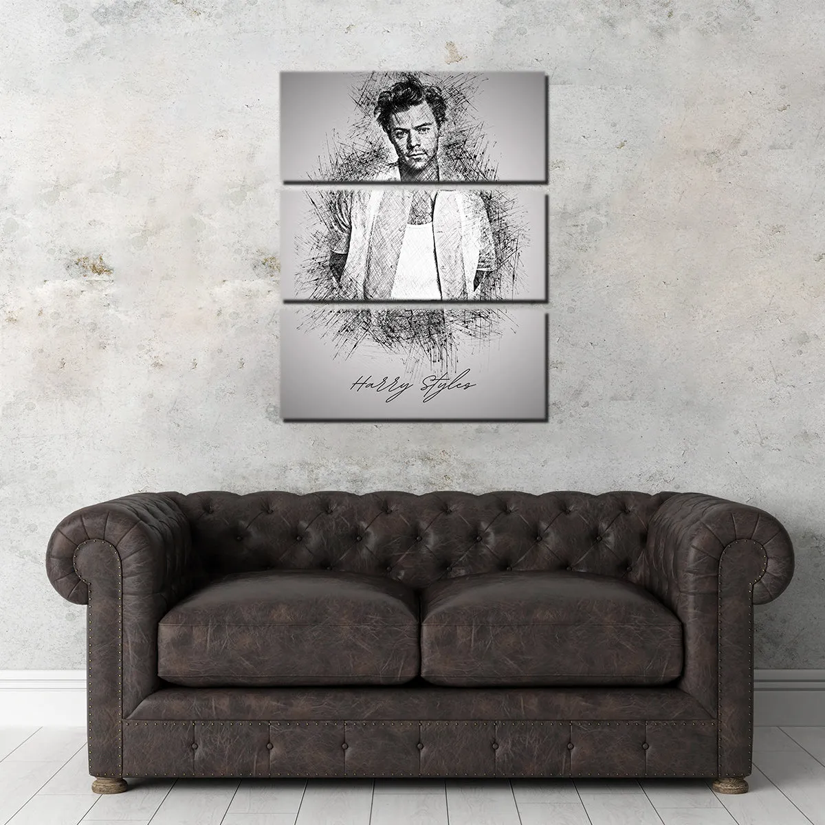 Harry Styles Sketch Wall Art