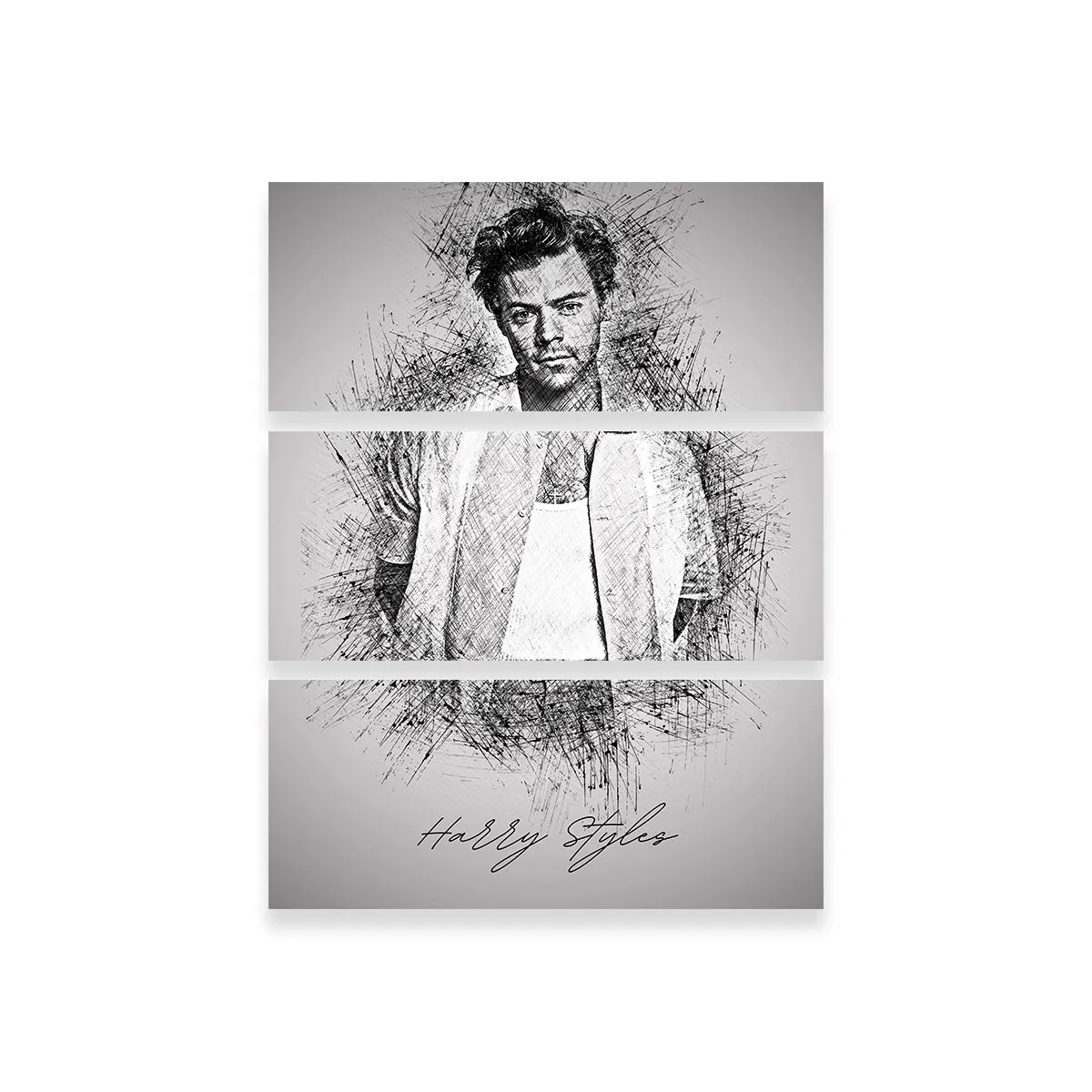 Harry Styles Sketch Wall Art