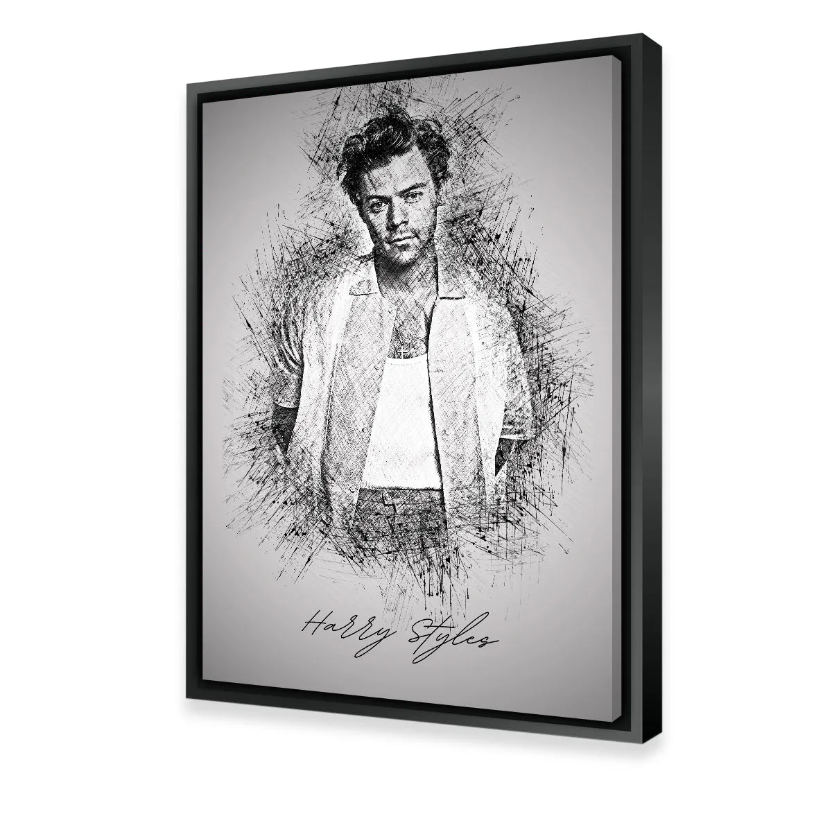 Harry Styles Sketch Wall Art