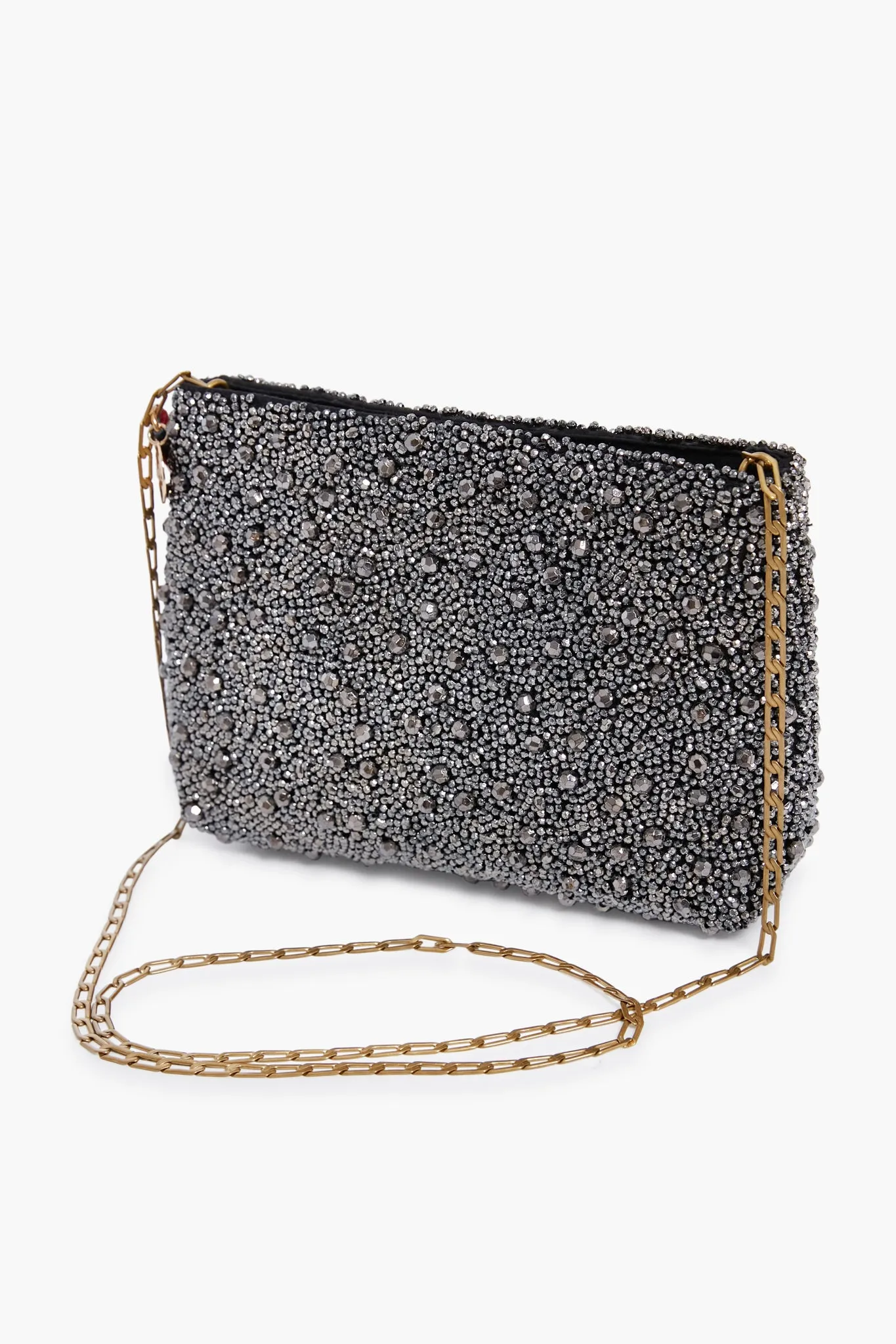 Hematite Beaded Estelle Bag