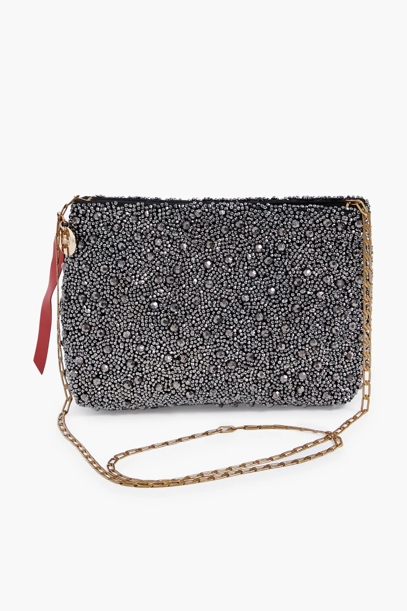 Hematite Beaded Estelle Bag