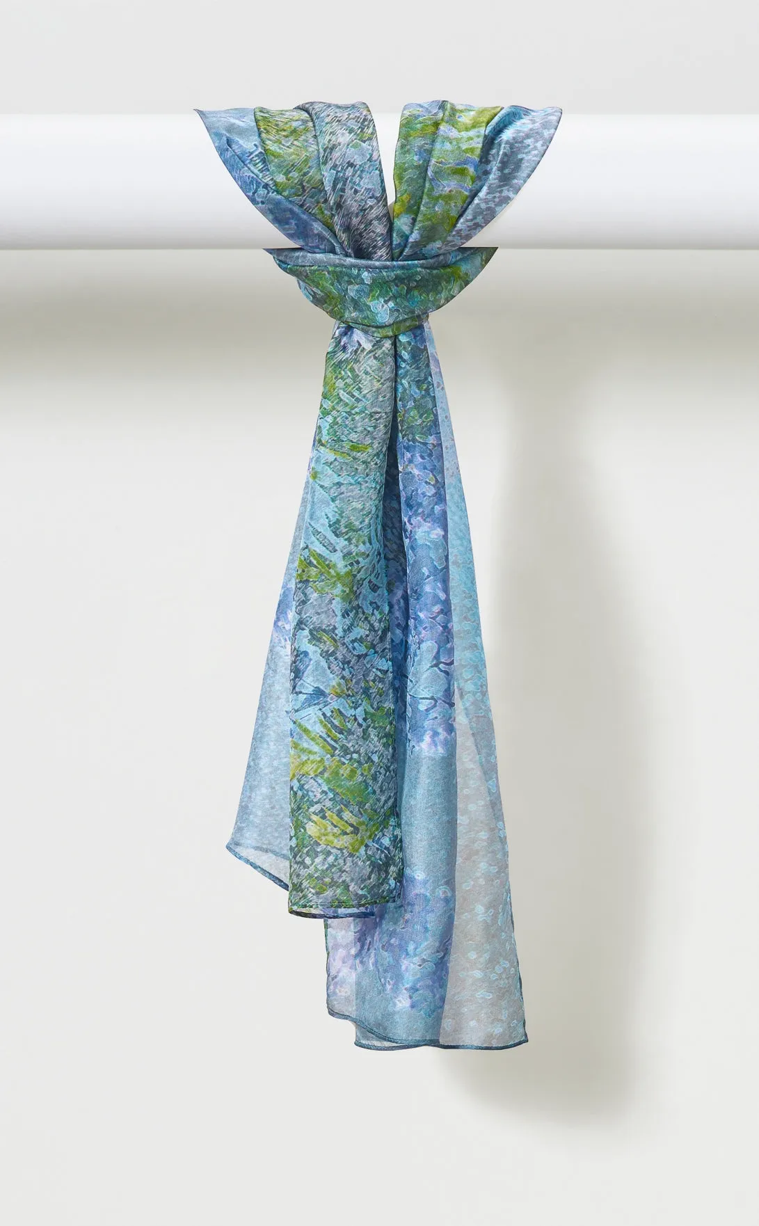 Jacaranda - Long Silk Scarf