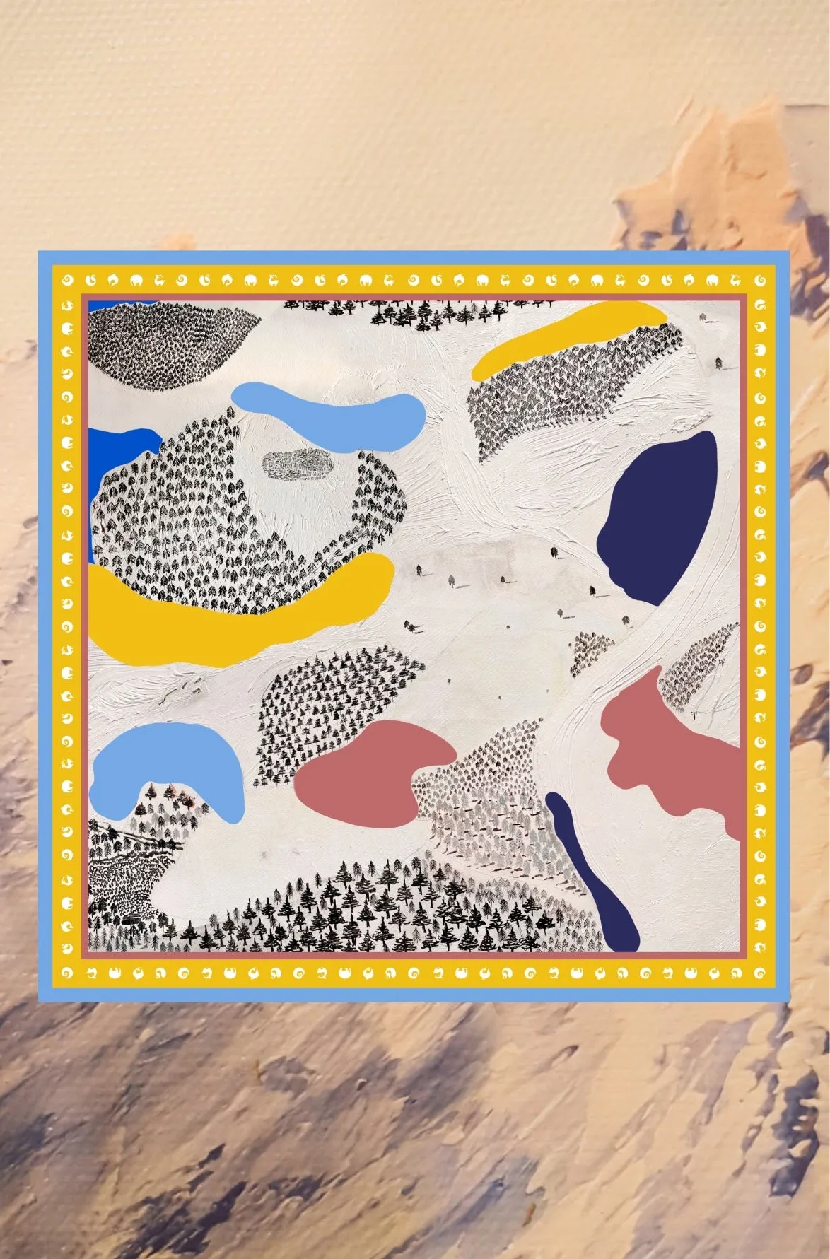 Leviland Silk IconoScarf