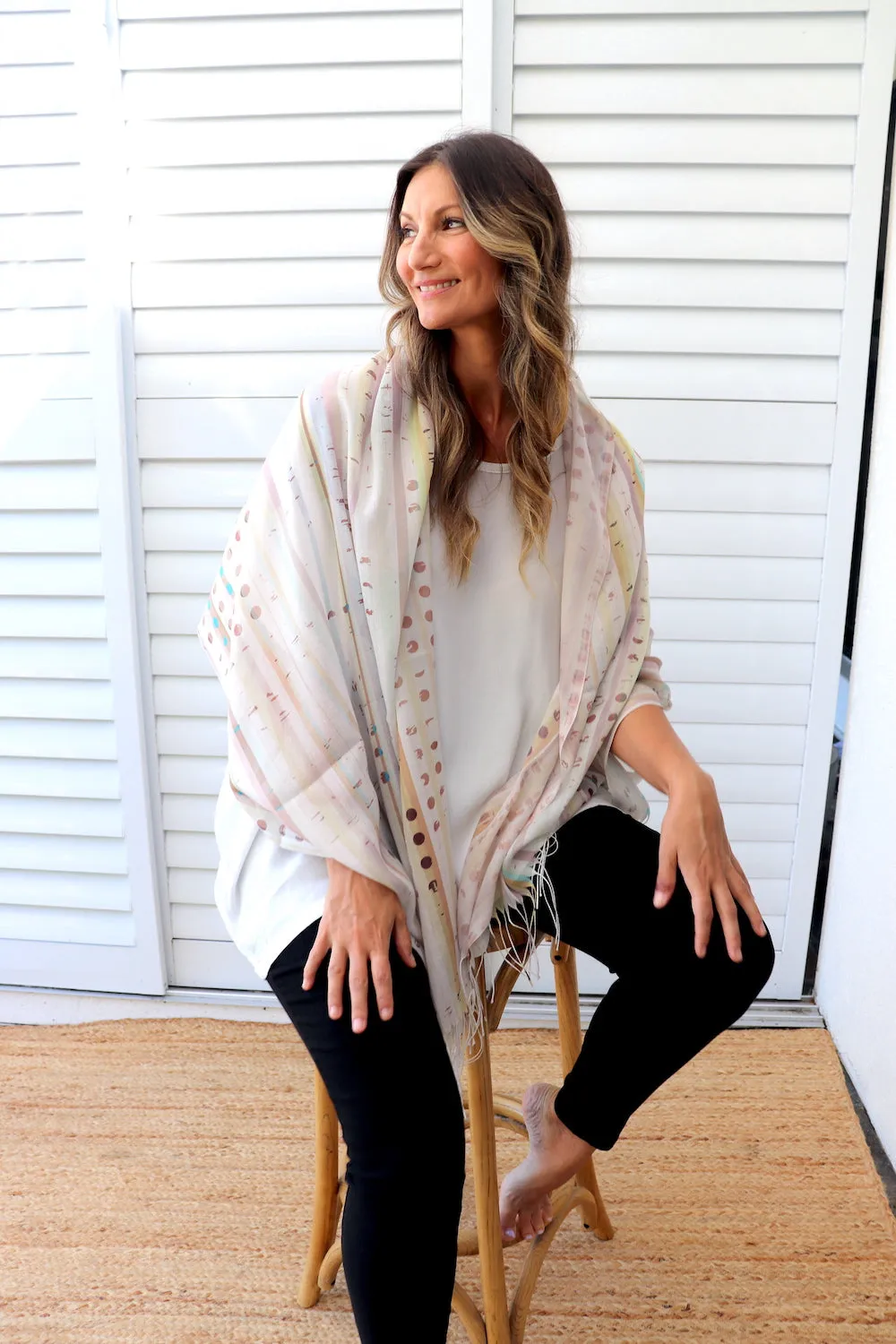 Light & Soft Scarf in Painters Palette