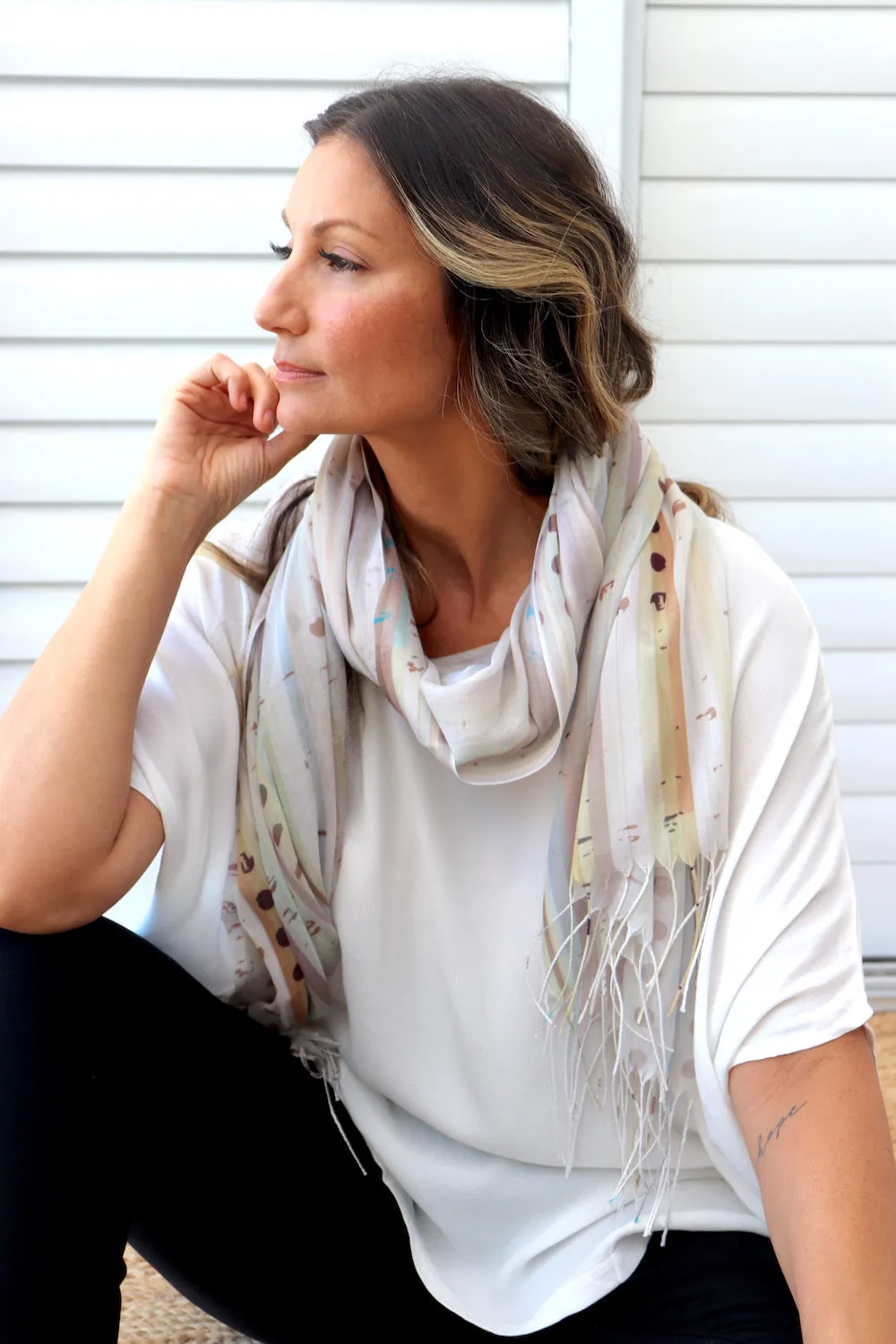 Light & Soft Scarf in Painters Palette